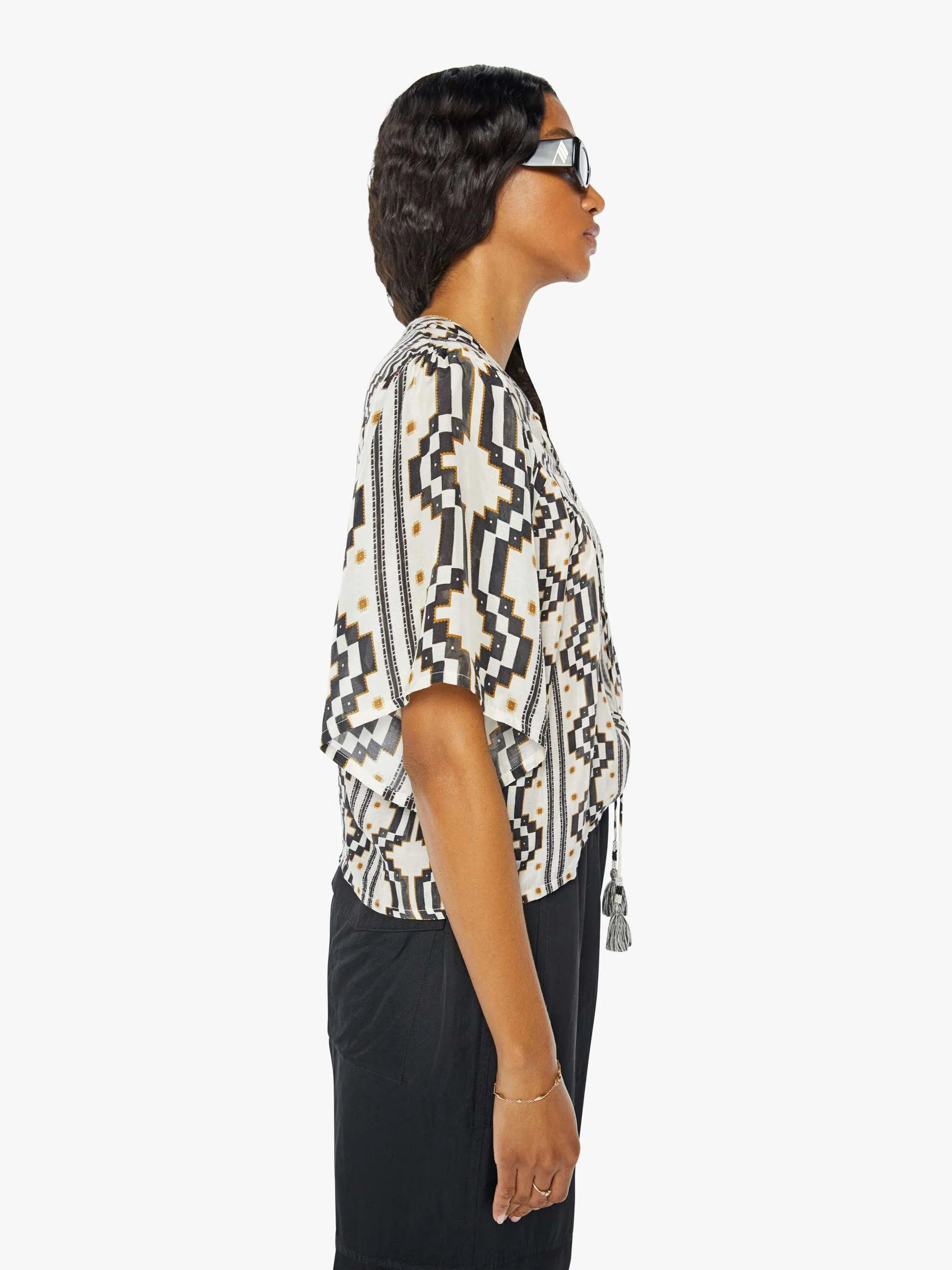 Maria Cher Solene Top - Ayacucho sold by MOTHER product image thumbnail 4