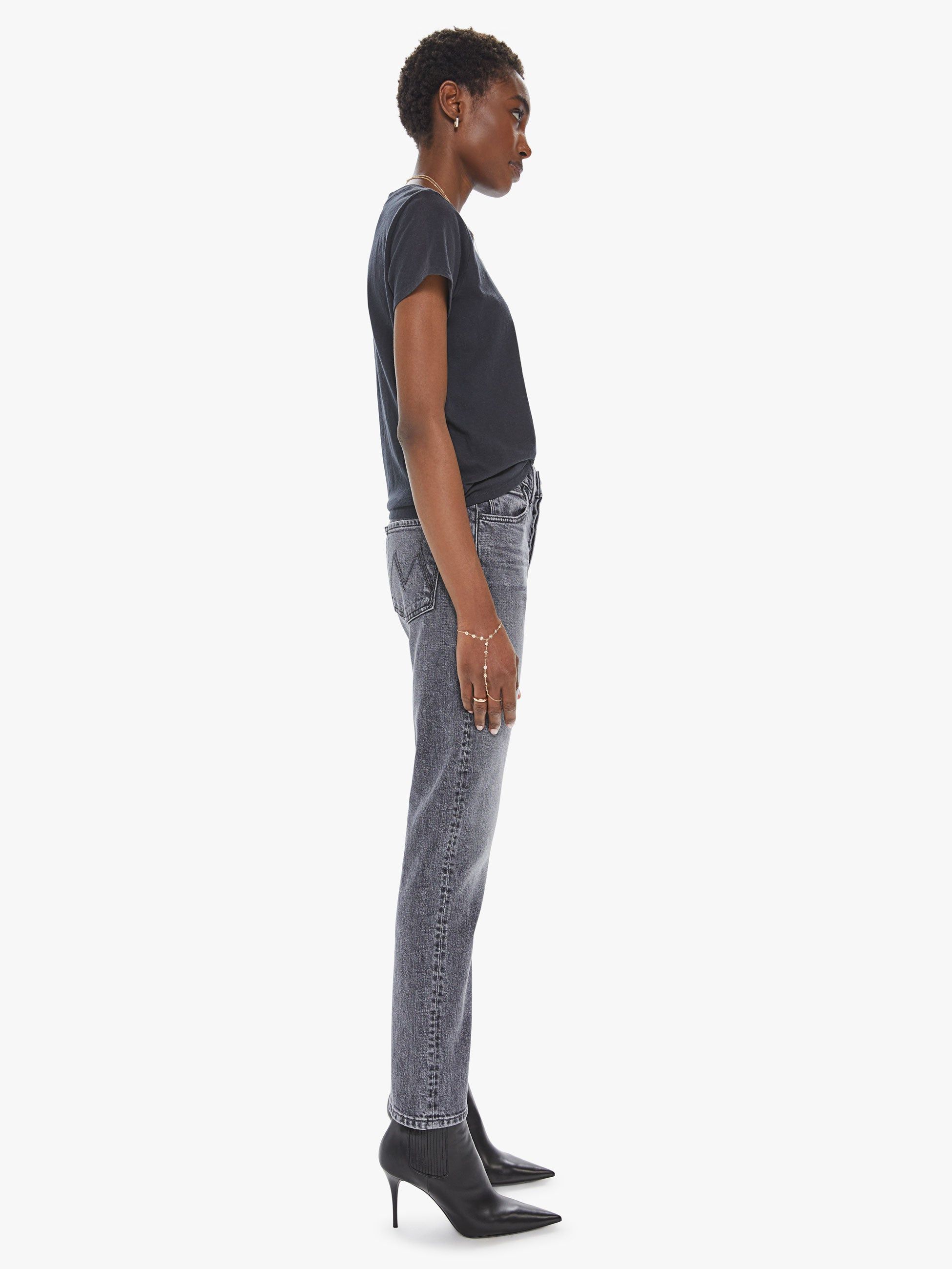 High Waisted Hiker Hover - Midnights With Molly sold by MOTHER product image thumbnail 3