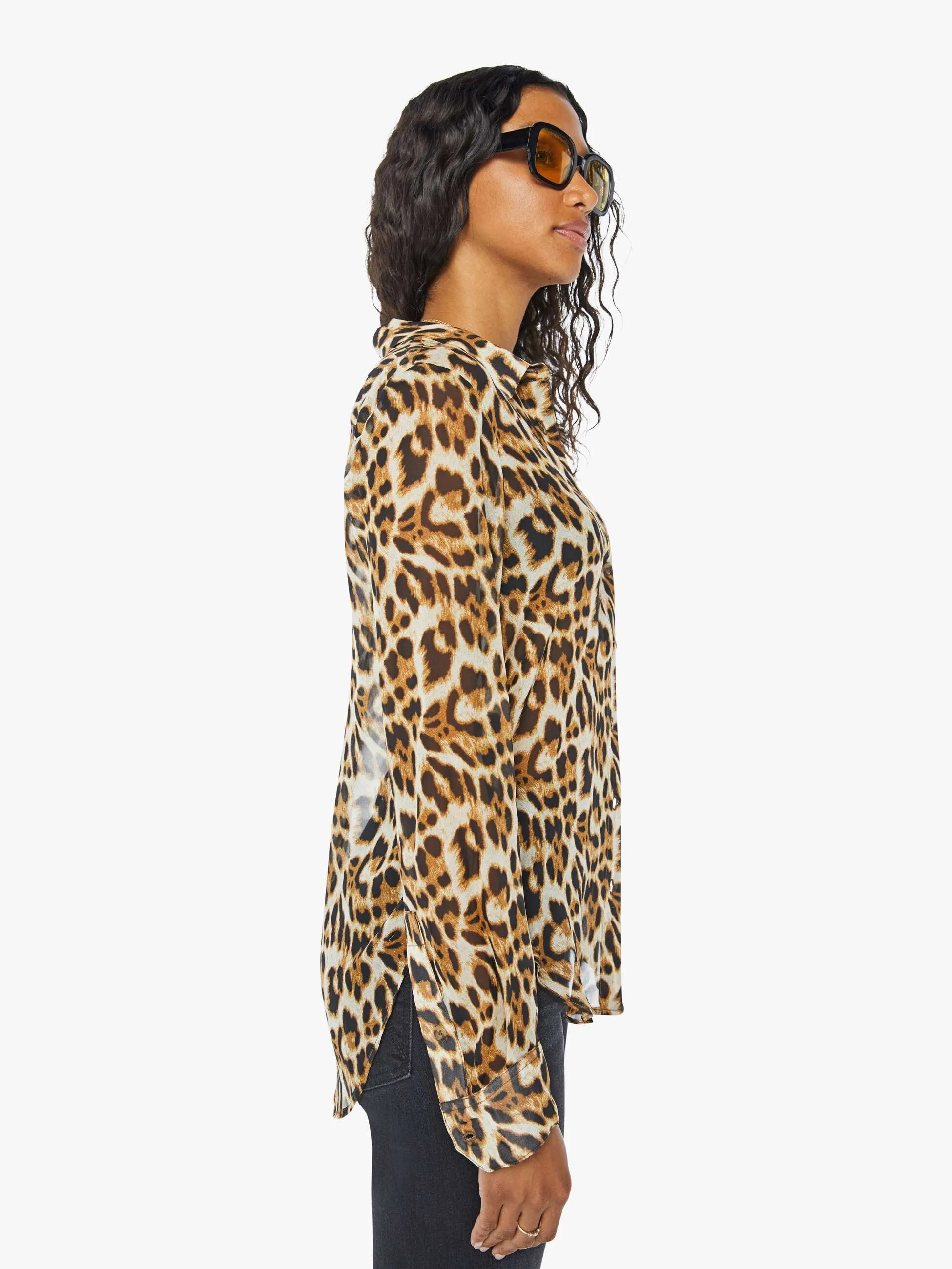 SPRWMN Fitted Button Up - Leopard sold by MOTHER product image thumbnail 3
