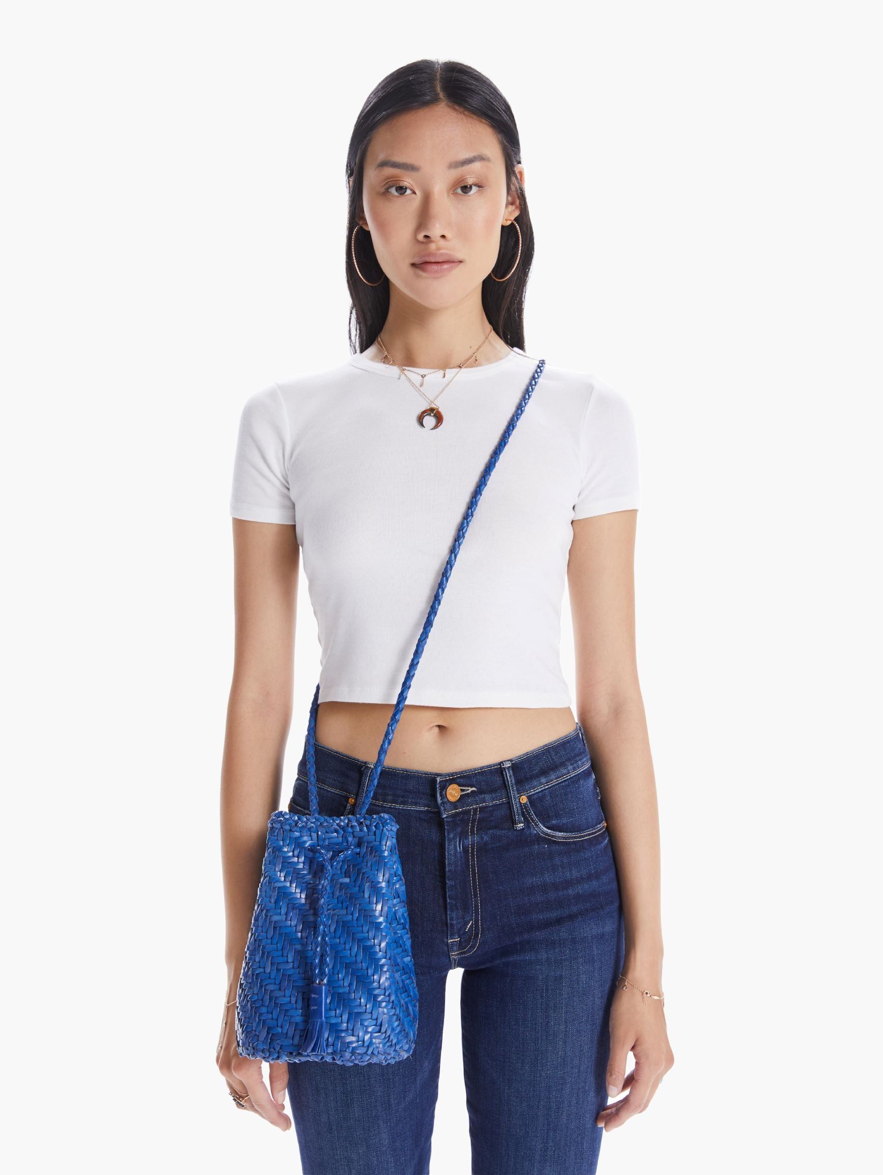 Basket Case Ziro Bucket Bag - Blue sold by MOTHER product image thumbnail 4