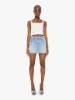 The Vagabond Mini Skirt - One Last Trip sold by MOTHER