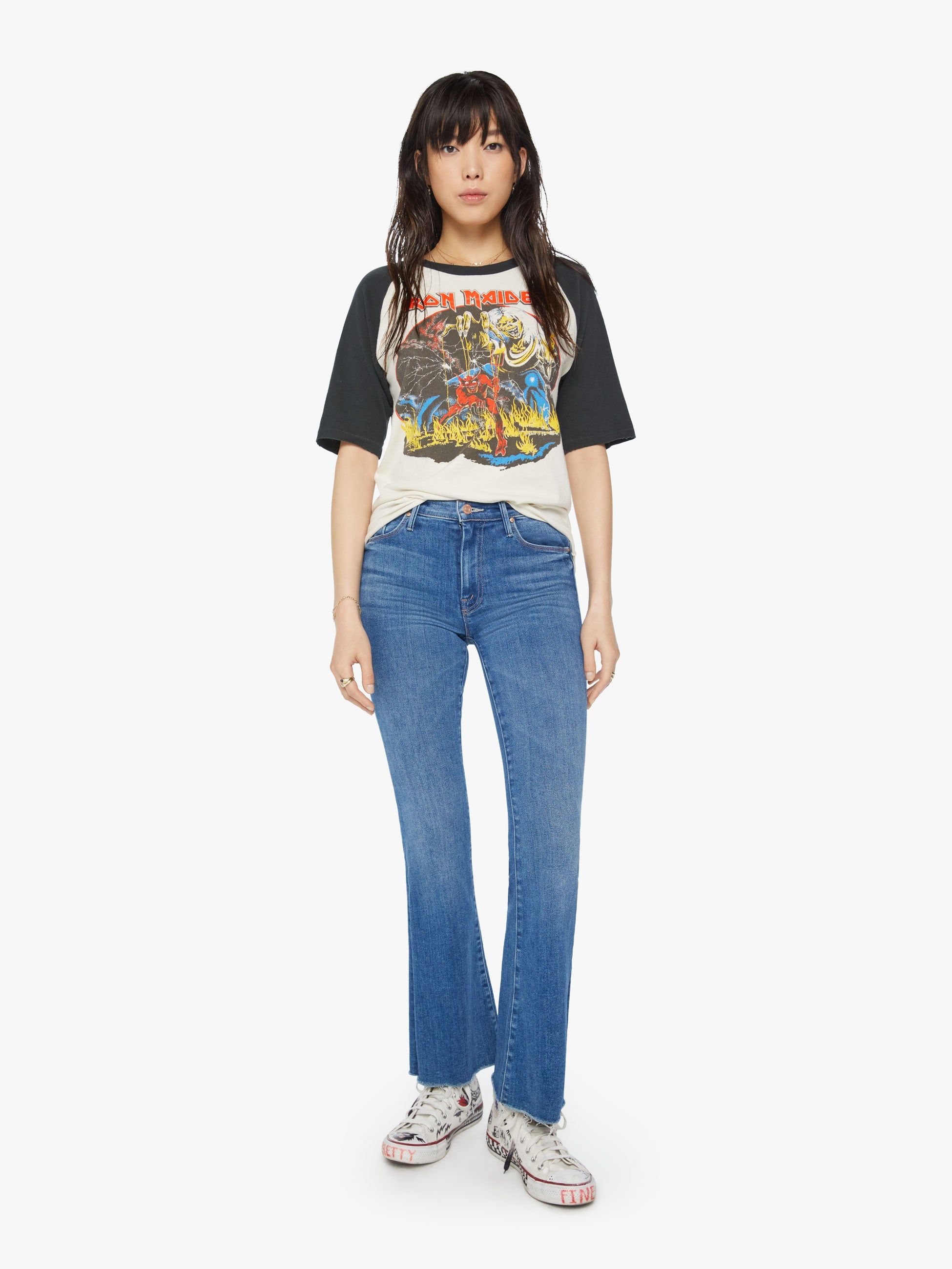 MadeWorn Iron Maiden Raglan - White sold by MOTHER product image thumbnail 4