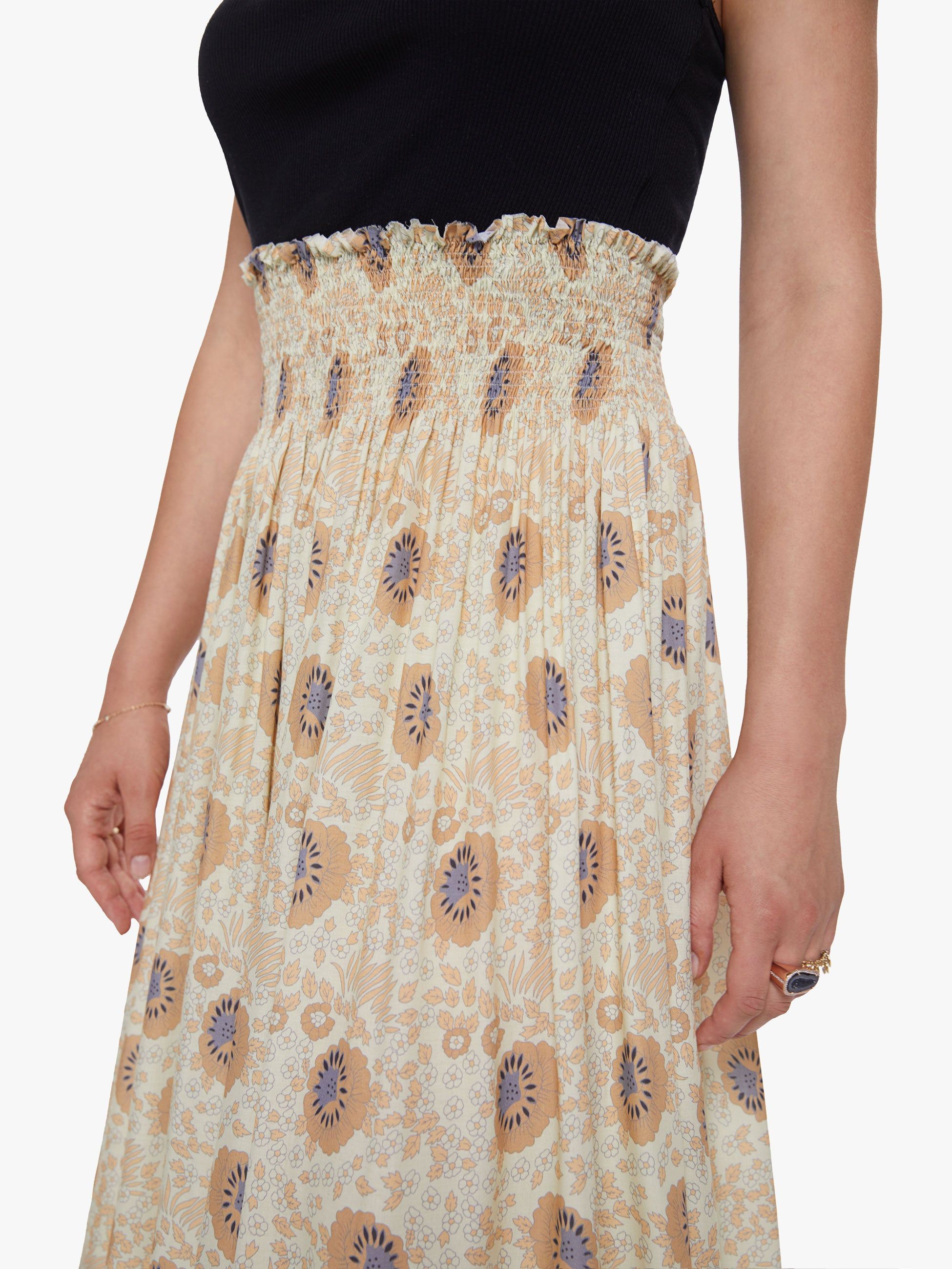 Natalie Martin Bella Skirt - Vintage Flowers Sand sold by MOTHER product image thumbnail 5