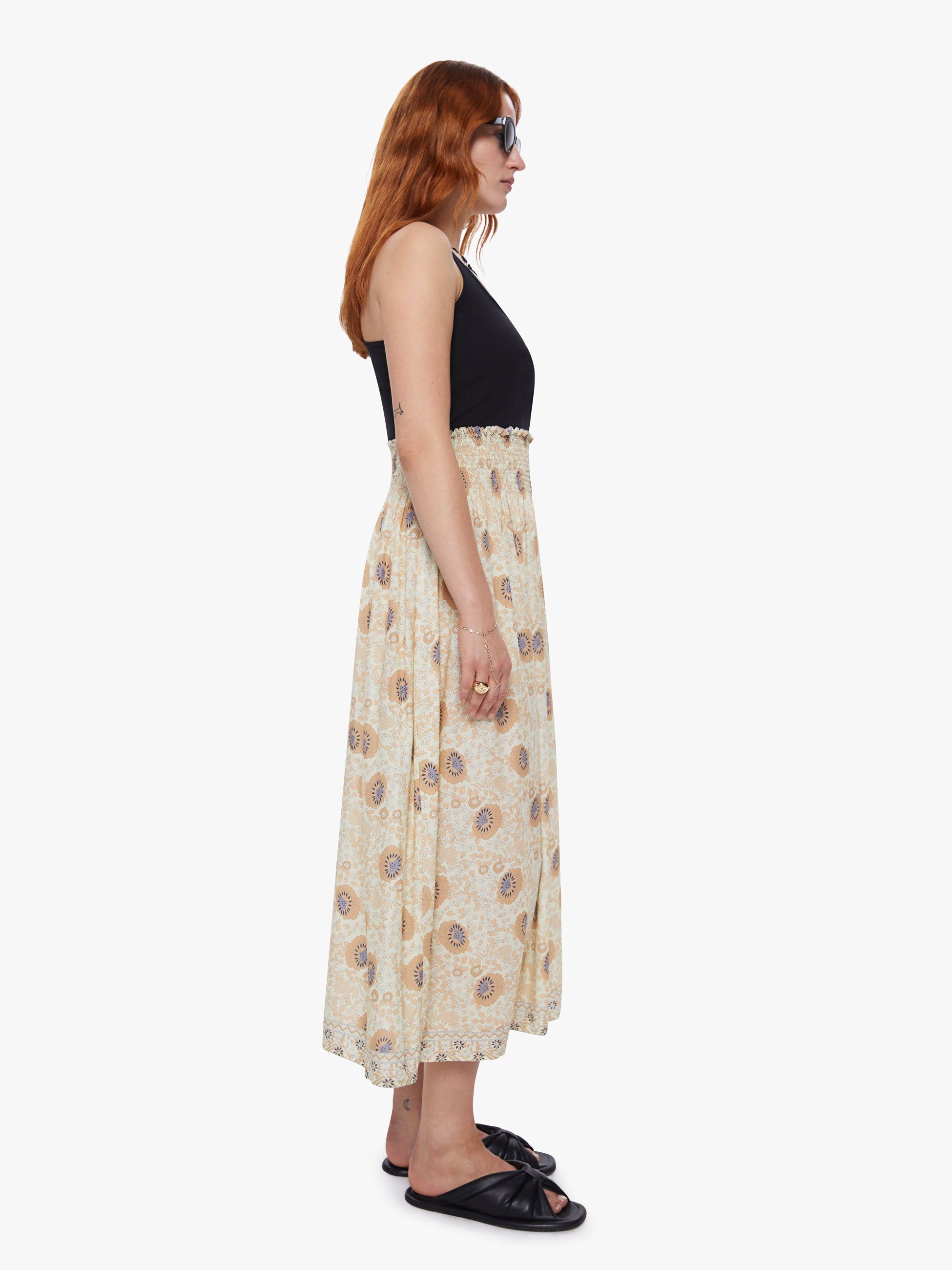Natalie Martin Bella Skirt - Vintage Flowers Sand sold by MOTHER product image thumbnail 3