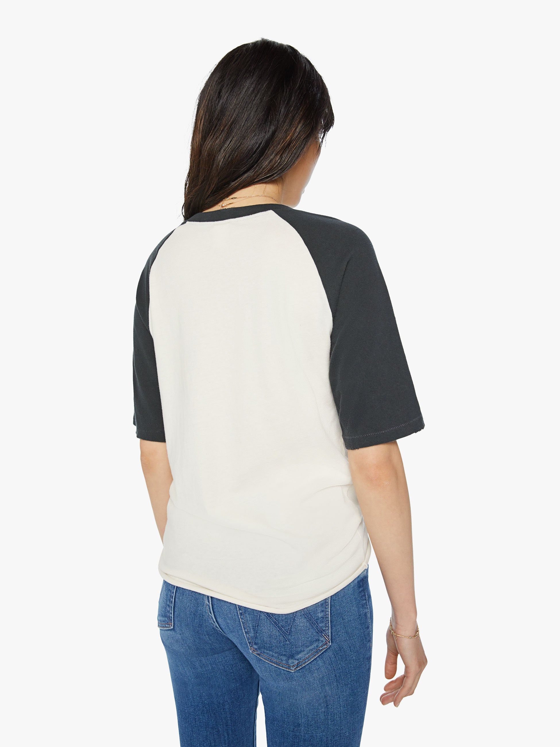 MadeWorn Iron Maiden Raglan - White sold by MOTHER product image thumbnail 3