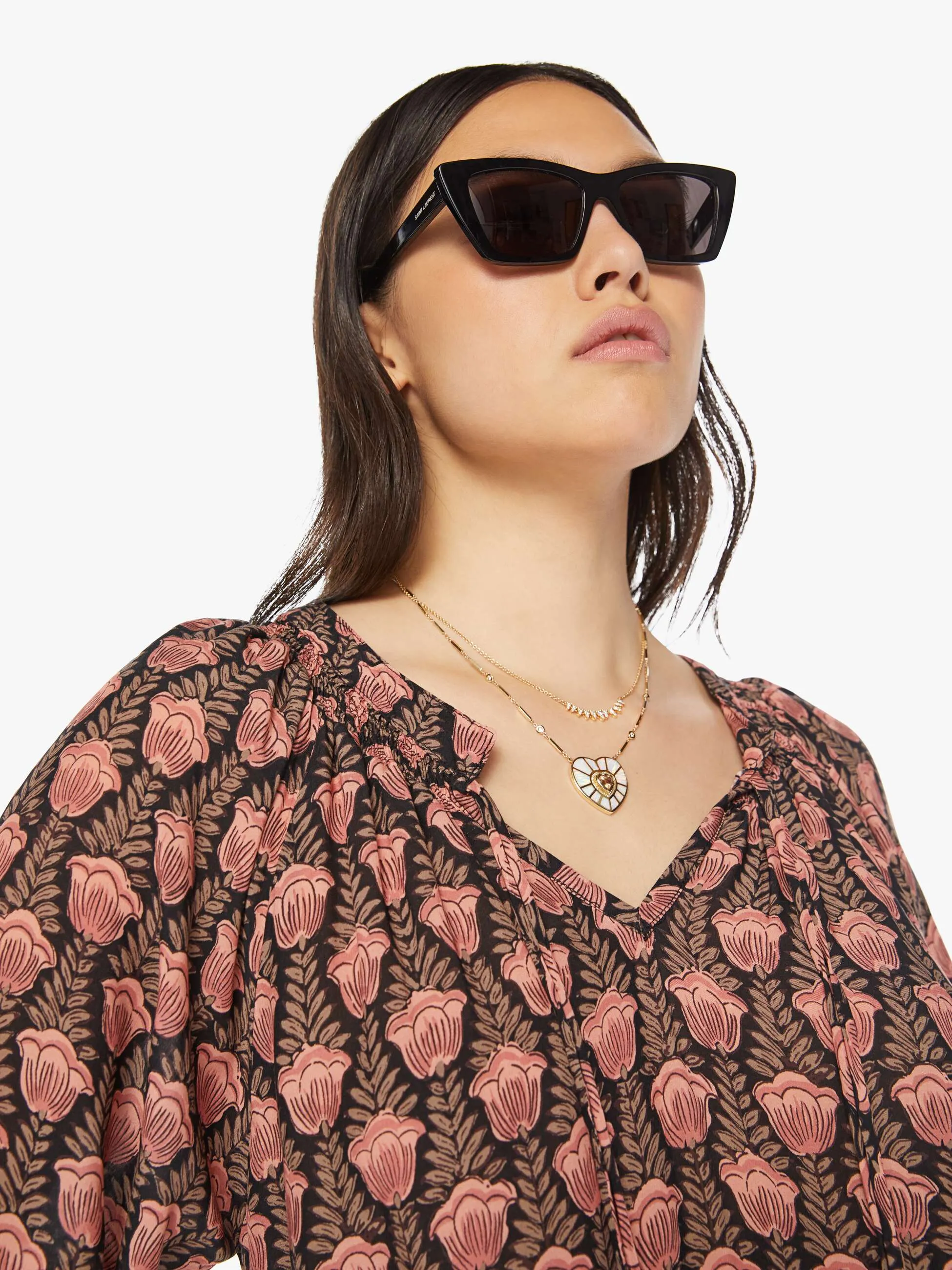 Natalie Martin Stevie Dress - Tulip Kamari Black sold by MOTHER product image thumbnail 5