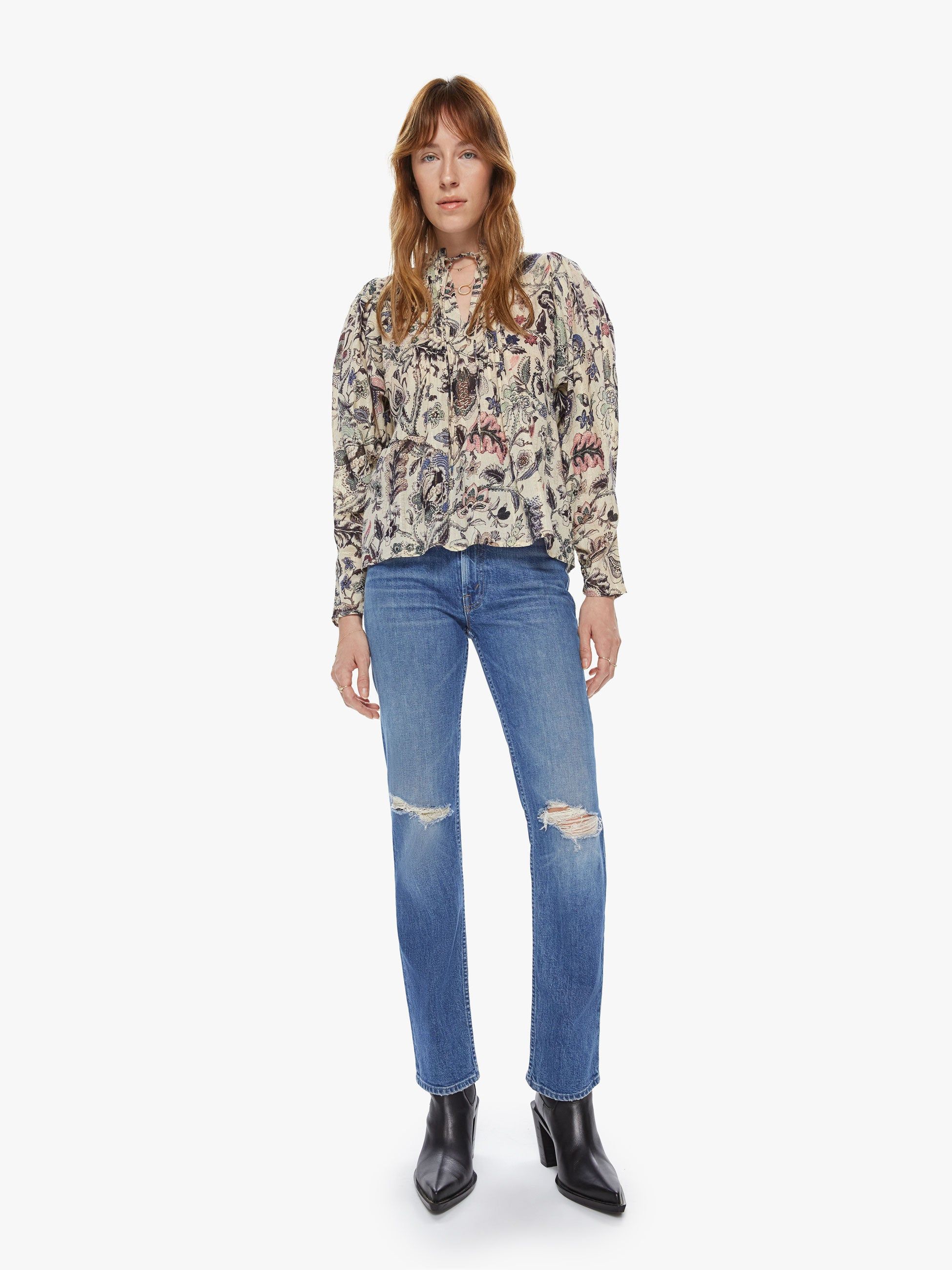 Maria Cher Cora Blouse - Lucena sold by MOTHER product image thumbnail 5