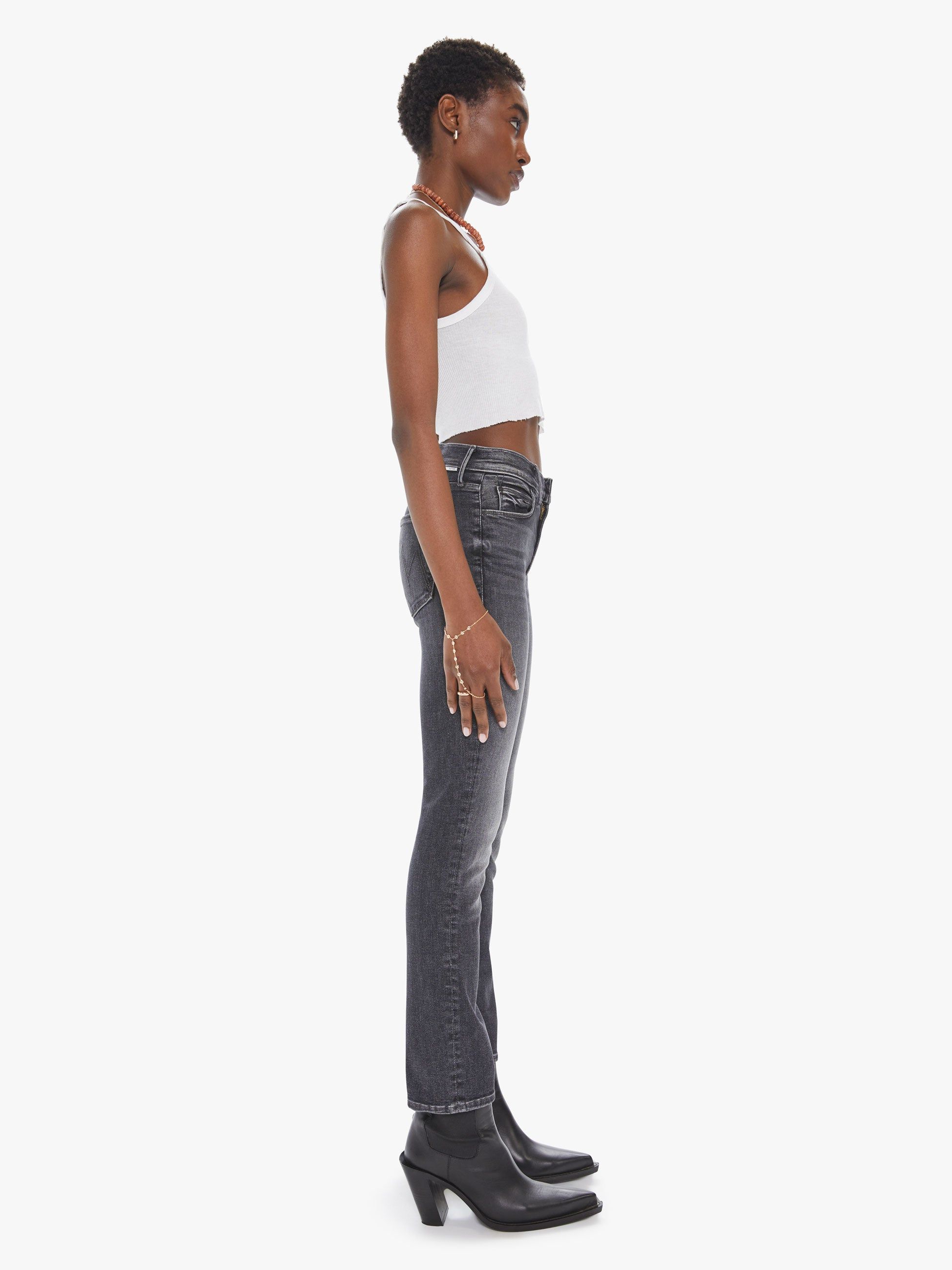 The Mid Rise Dazzler Ankle - The Night Is Watching sold by MOTHER product image thumbnail 3