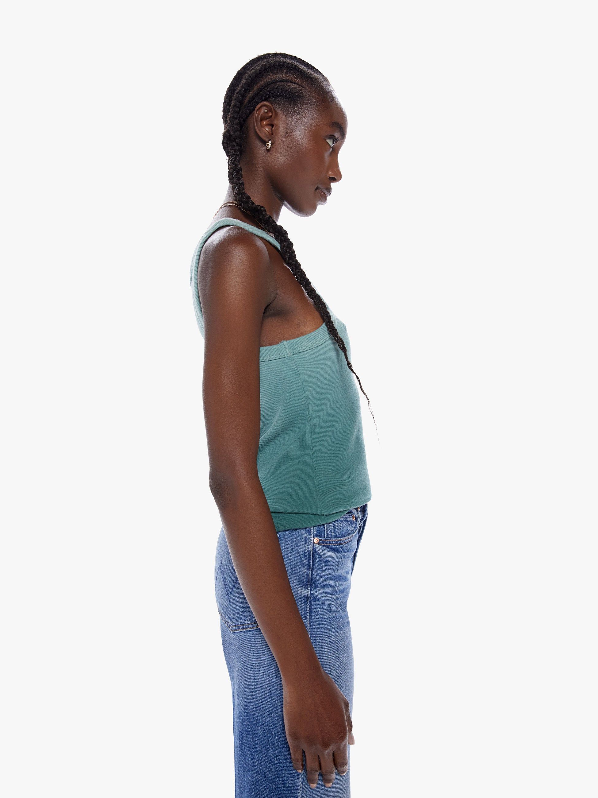 The Chin Ups Tank - Cameo Green sold by MOTHER product image thumbnail 3