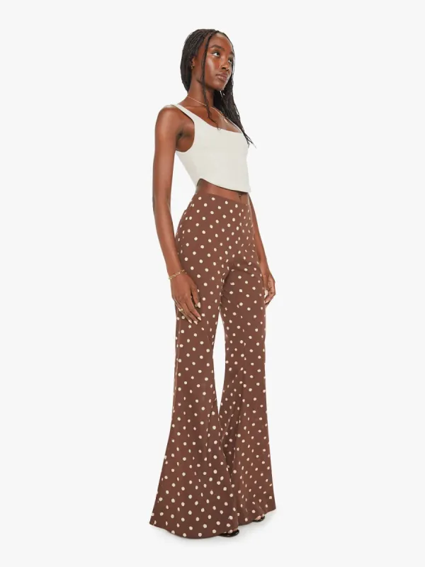 Alix Of Bohemia Farah Flare Pant - Brown Cocoa sold by MOTHER