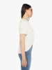 Velva Sheen Rolled Short Sleeve Tee - White sold by MOTHER