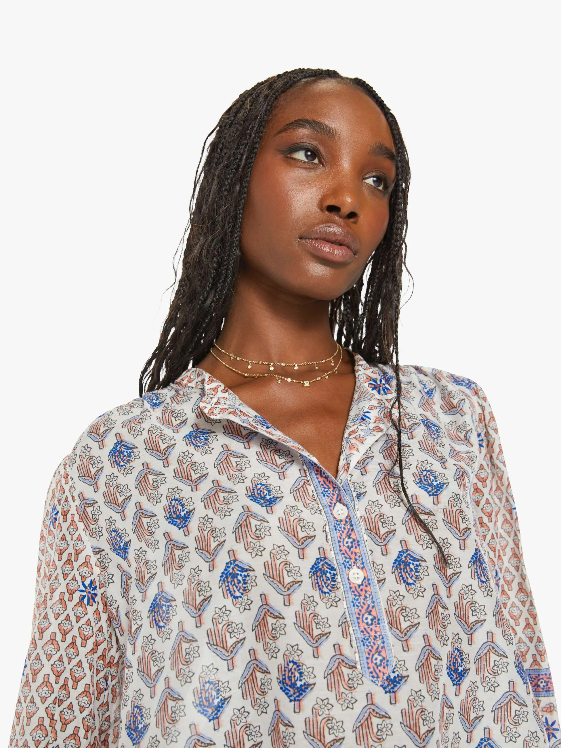 XiRENA Lettie Top - White Posey sold by MOTHER product image thumbnail 5