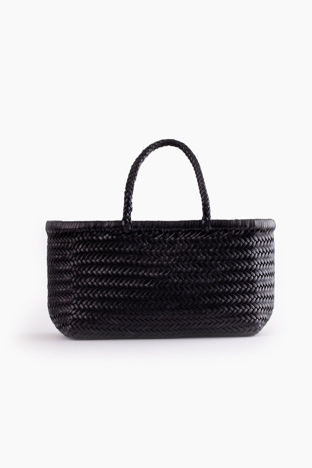 Basket Case Goa Medium Leather Tote - Black sold by MOTHER product image thumbnail 2