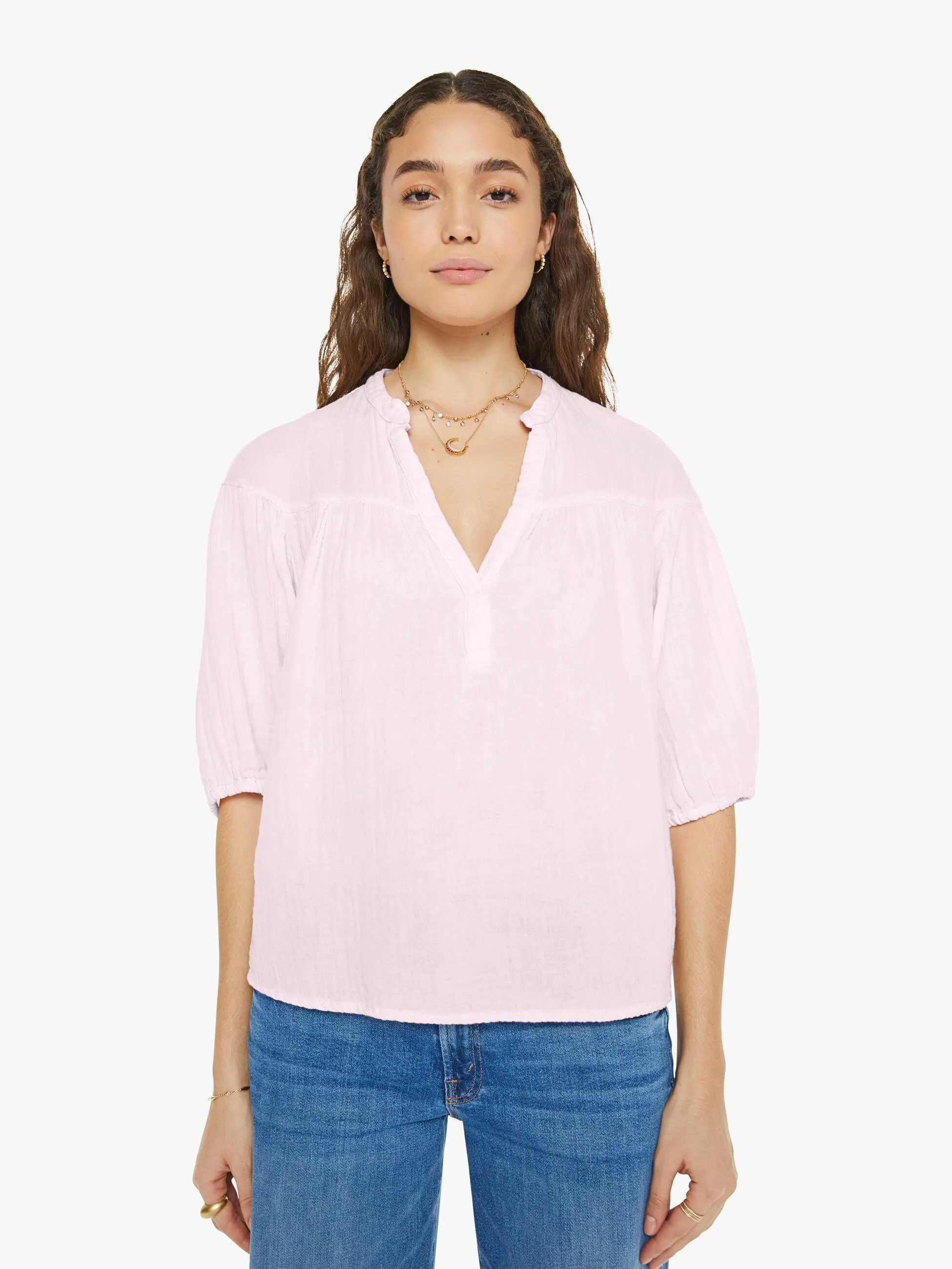 XiRENA Clem Top - Pink Blush sold by MOTHER