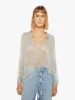 Natalie Martin Penny Blouse - Snowflake Print Tangerine sold by MOTHER