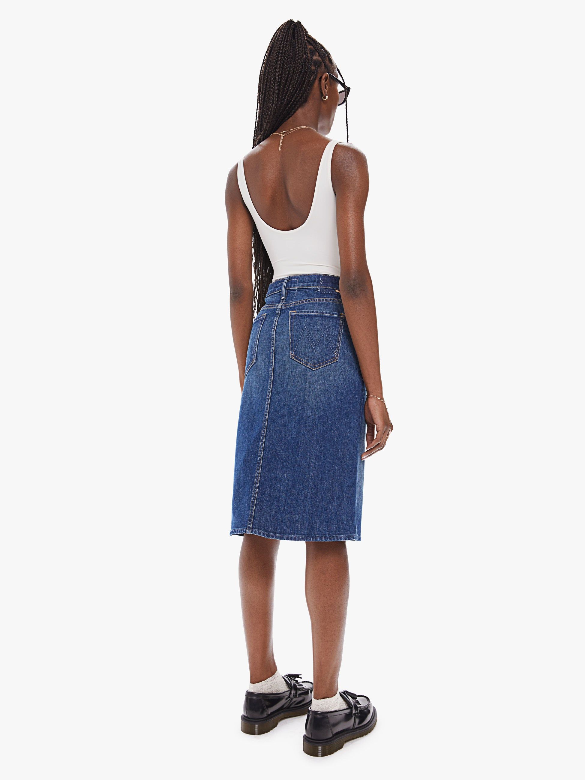 The Ditcher Midi Skirt - Bad Reputation sold by MOTHER product image thumbnail 4