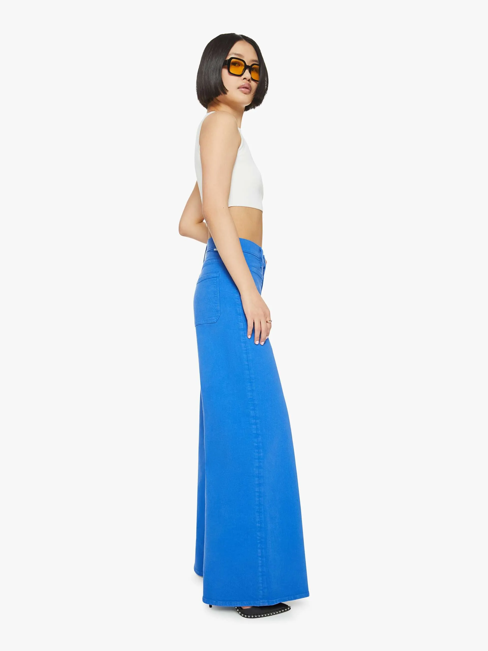 PETITES The Lil' Patch Pocket Undercover Sneak - Snorkel Blue sold by MOTHER product image thumbnail 3