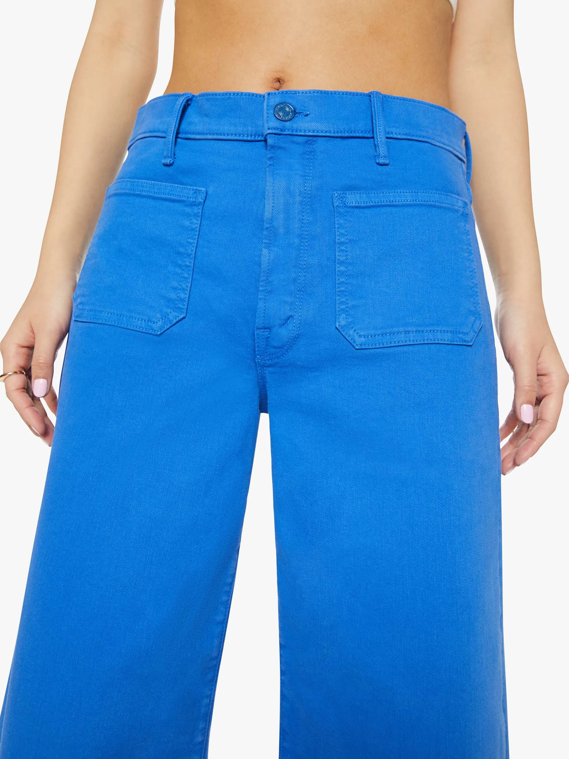 PETITES The Lil' Patch Pocket Undercover Sneak - Snorkel Blue sold by MOTHER product image thumbnail 5