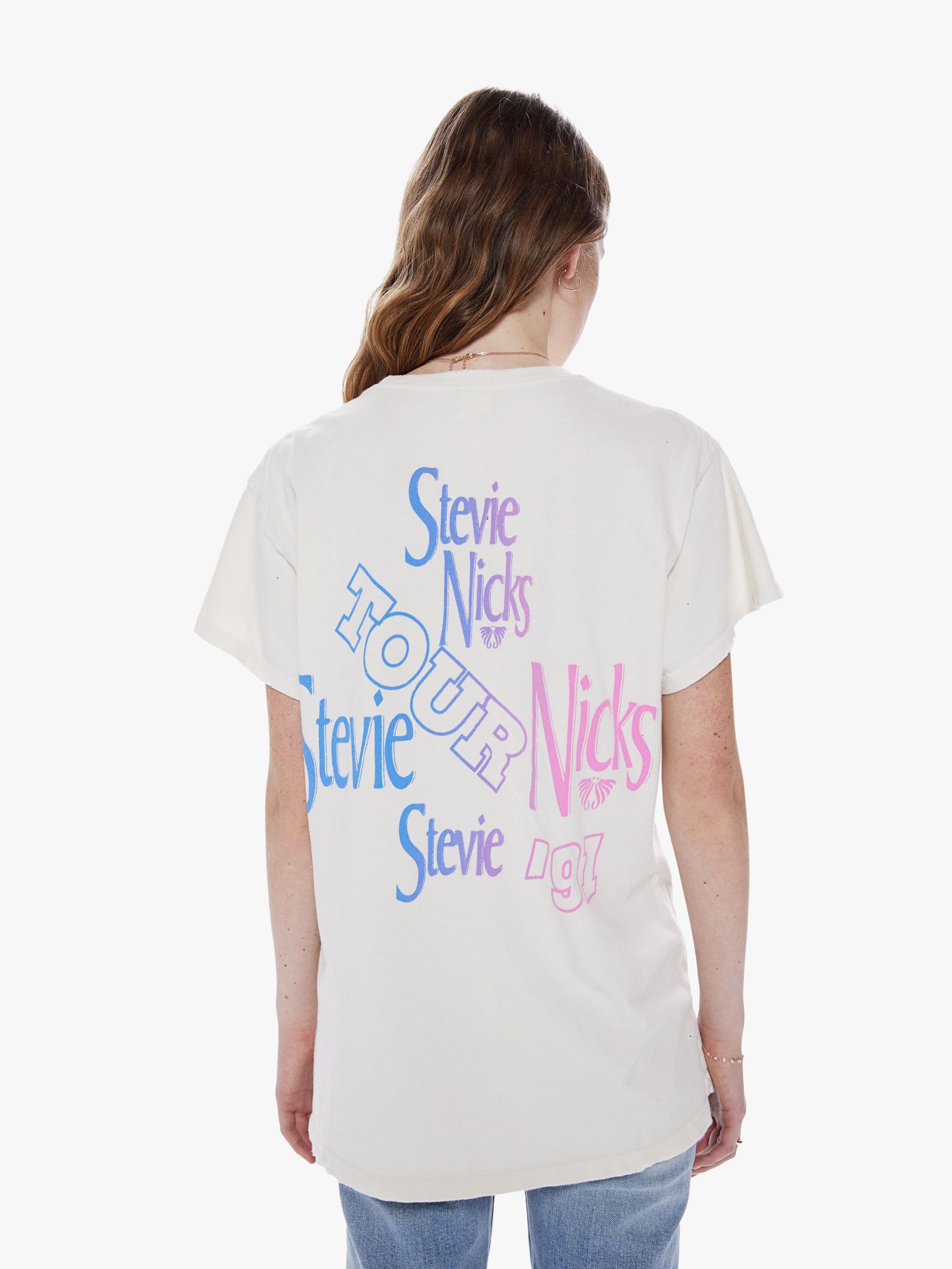 MadeWorn Stevie Nicks Tee - Vintage White sold by MOTHER product image thumbnail 3