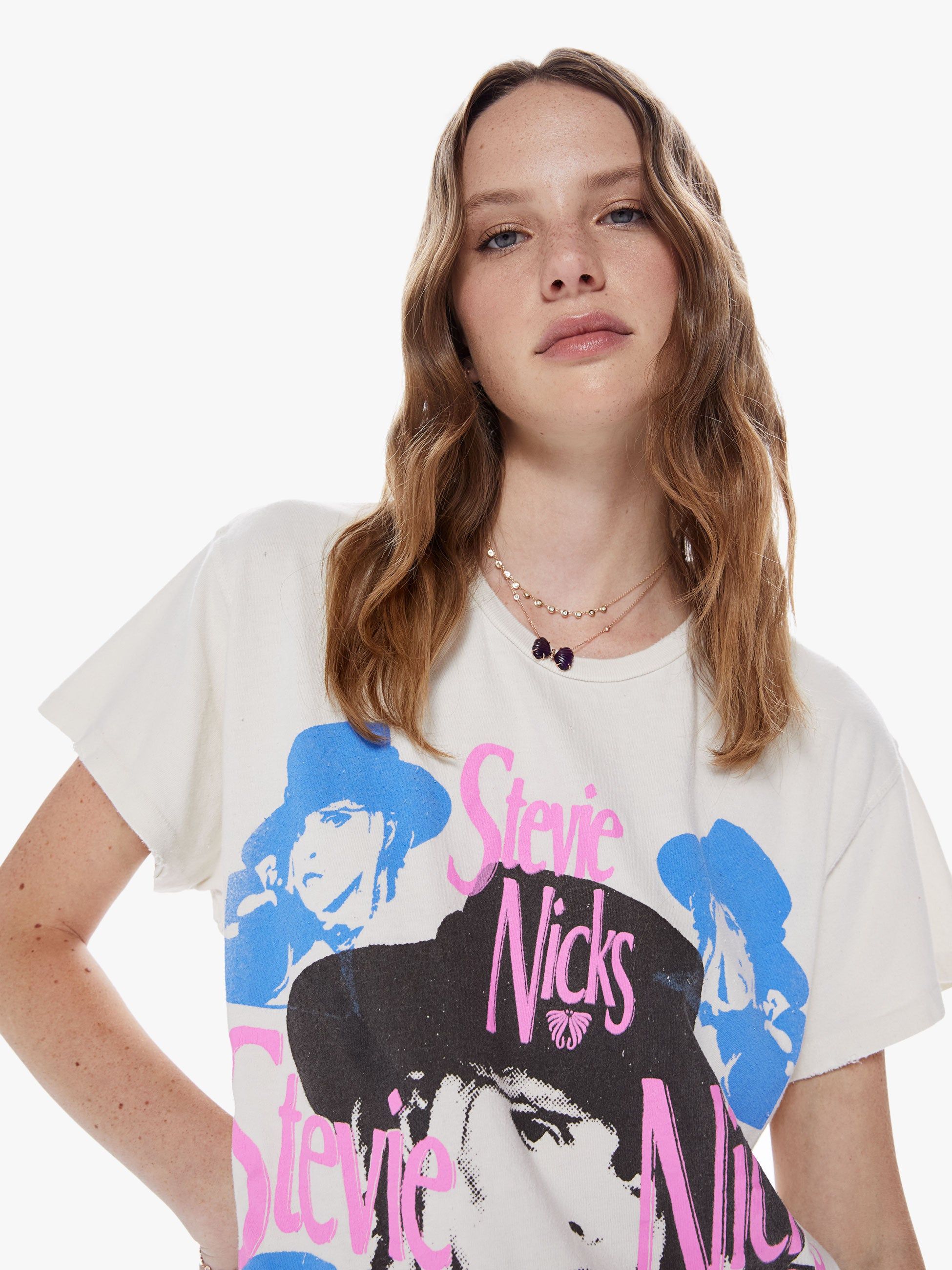 MadeWorn Stevie Nicks Tee - Vintage White sold by MOTHER product image thumbnail 5