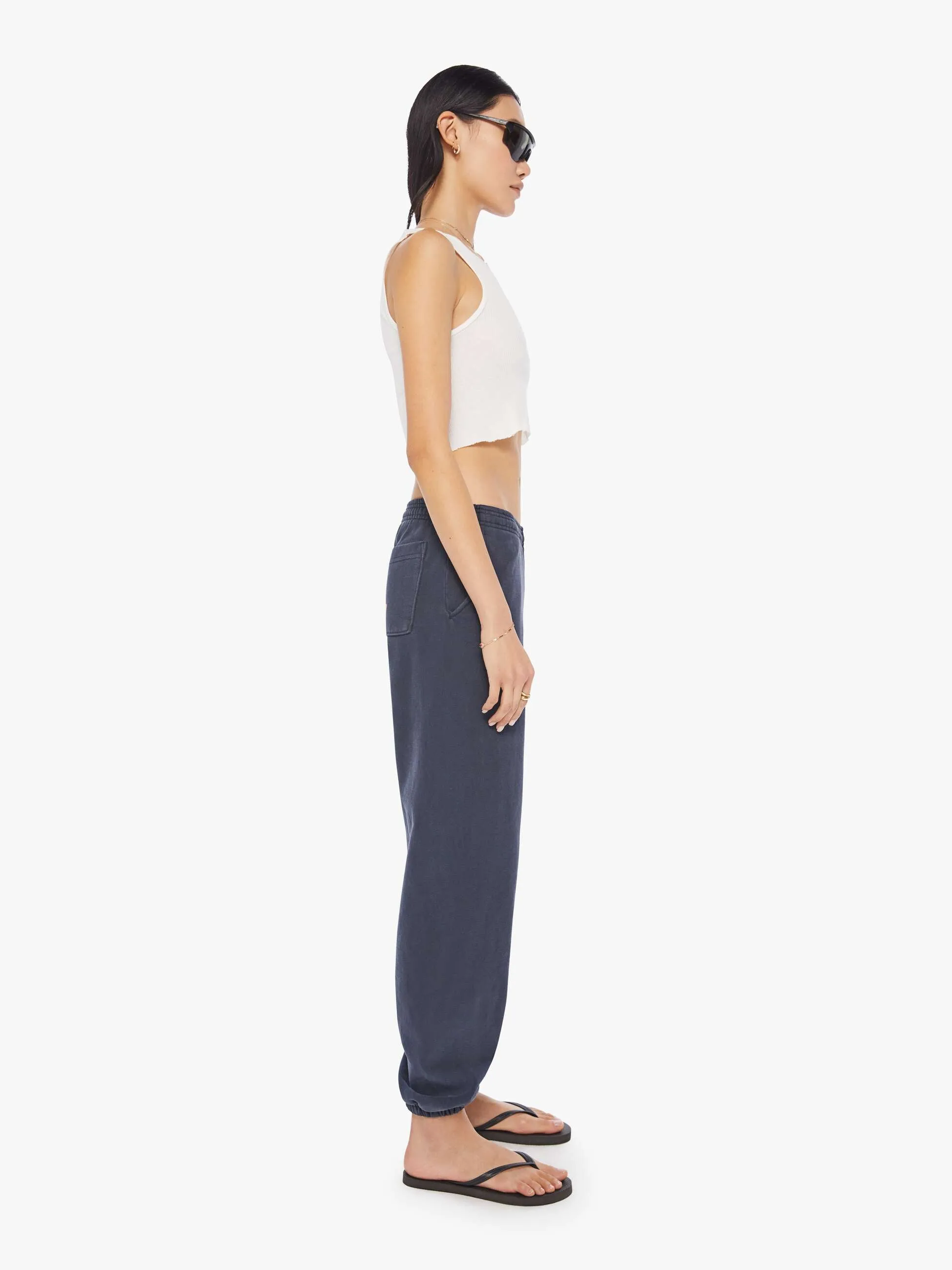 Cloney Rainbow Management Sweatpants - Navy sold by MOTHER product image thumbnail 3