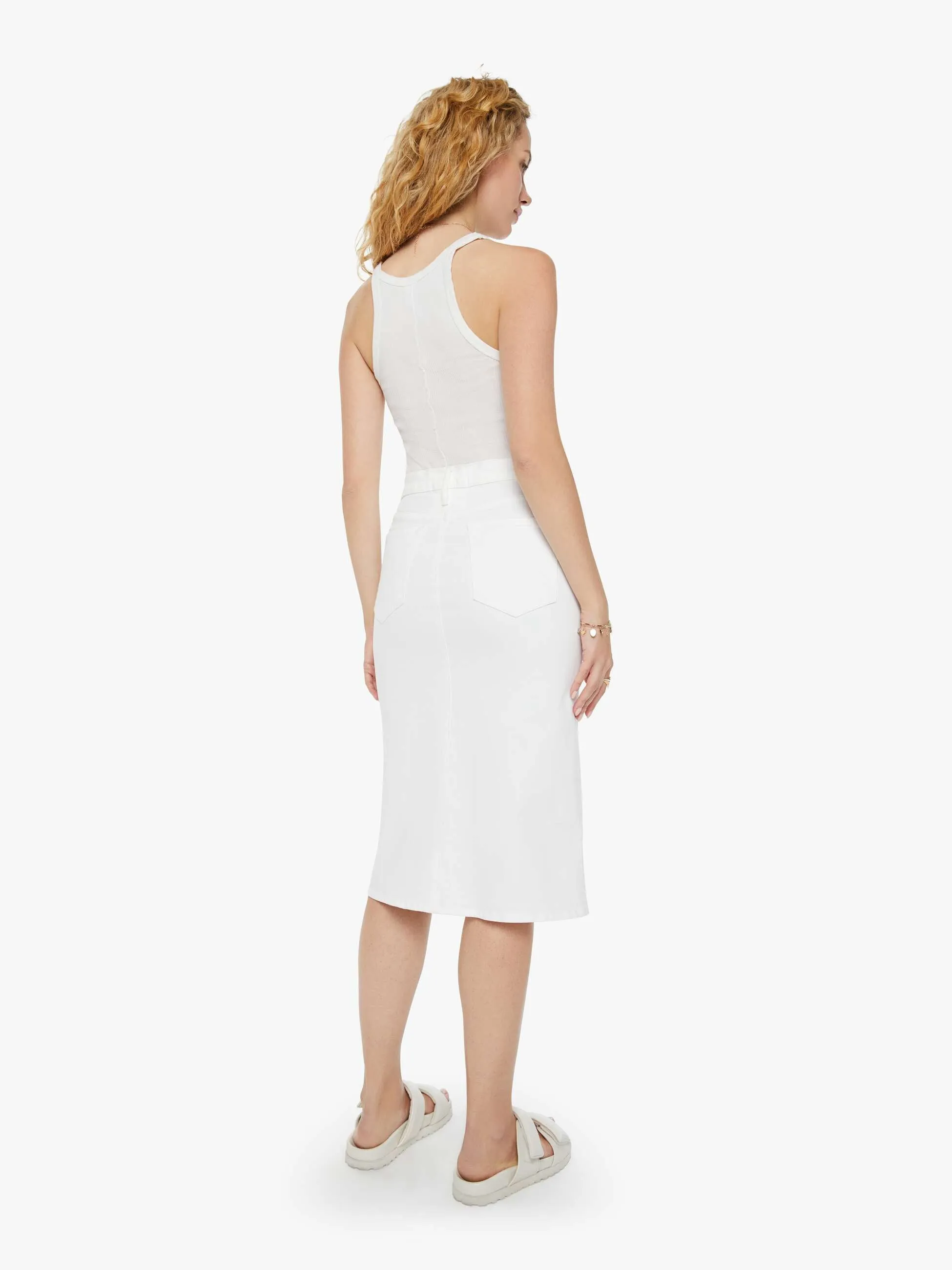 The Front Slit Vagabond Midi - Totally Innocent sold by MOTHER product image thumbnail 4
