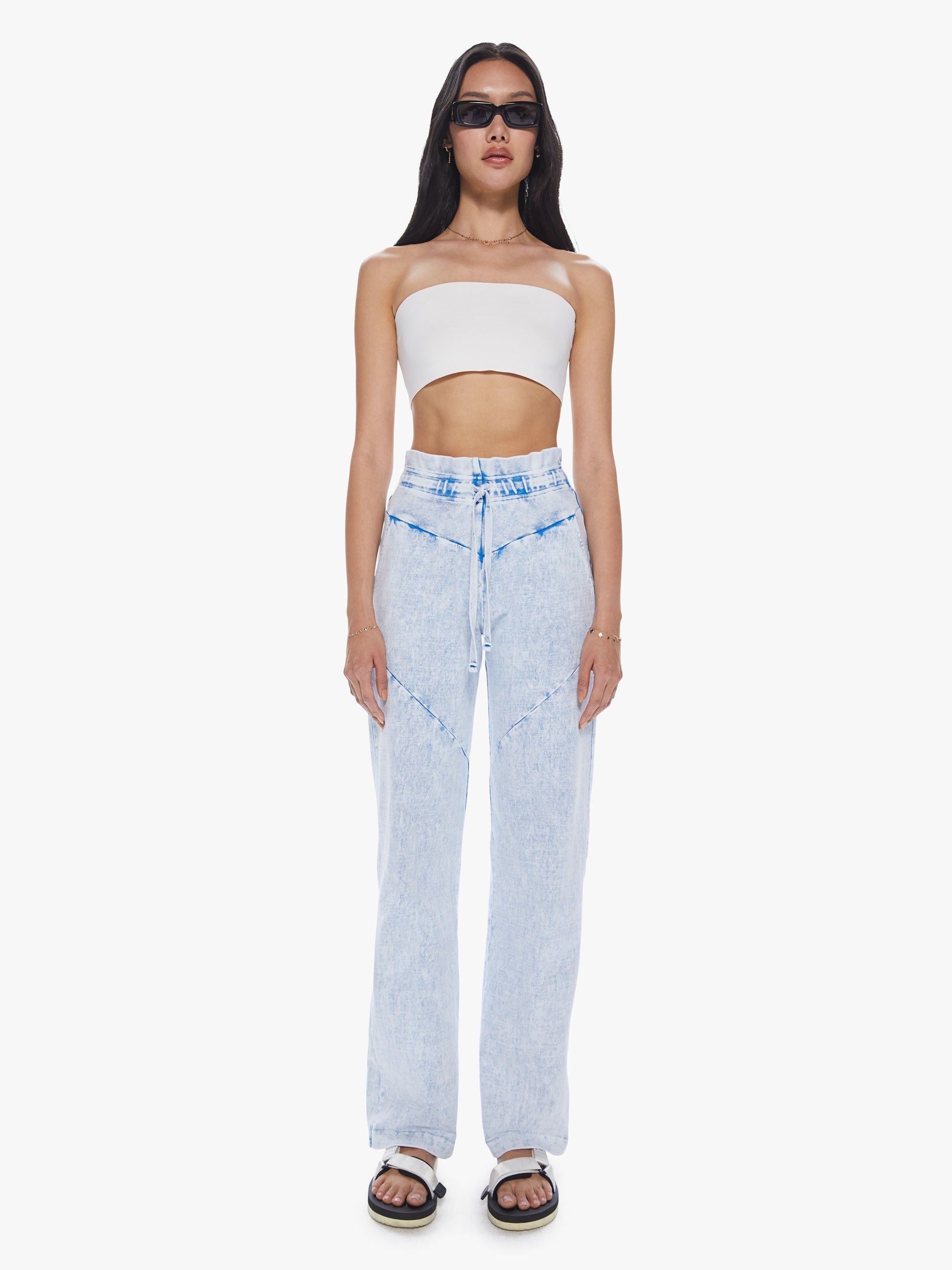 Noam Starr Pant - Arctic sold by MOTHER product image thumbnail 2