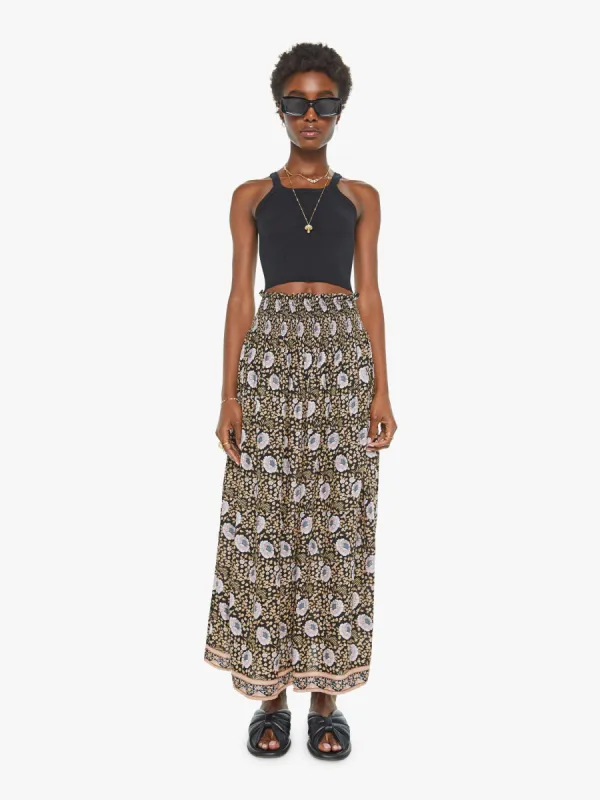 Natalie Martin Bella Skirt - Vintage Flowers Sepia sold by MOTHER