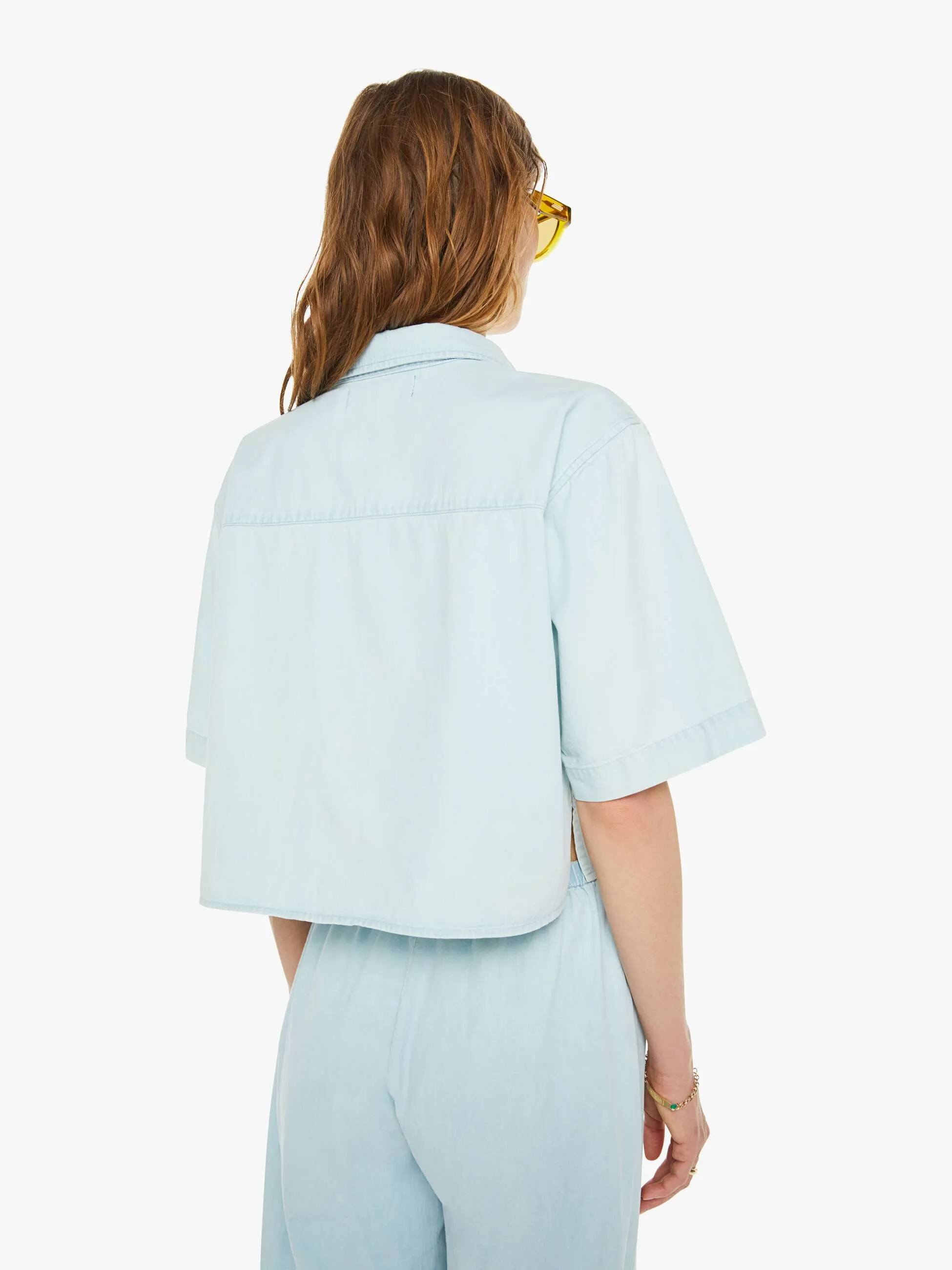 SPRWMN Cropped Button Up - Charlie sold by MOTHER product image thumbnail 4