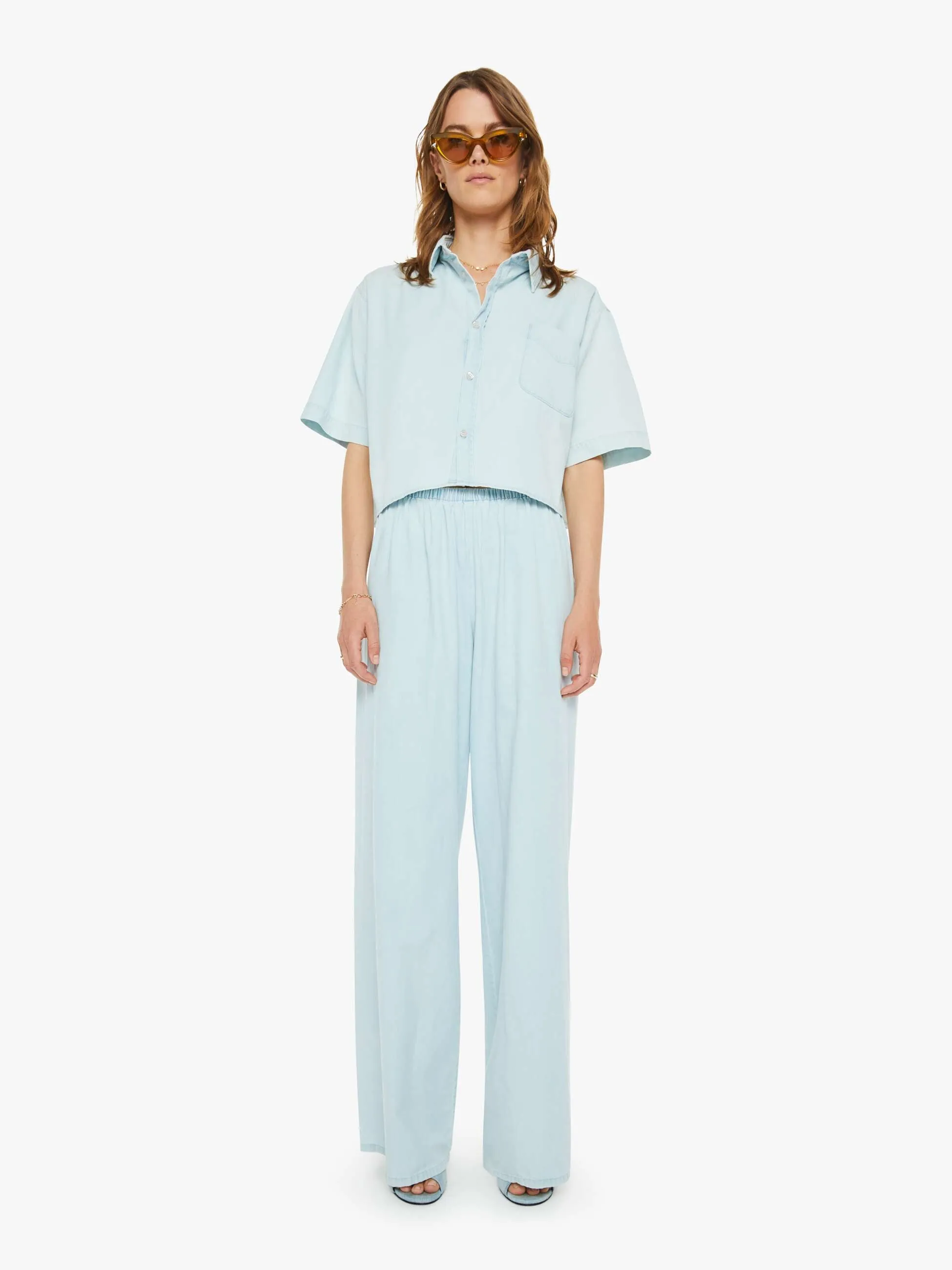 SPRWMN Cropped Button Up - Charlie sold by MOTHER product image thumbnail 5