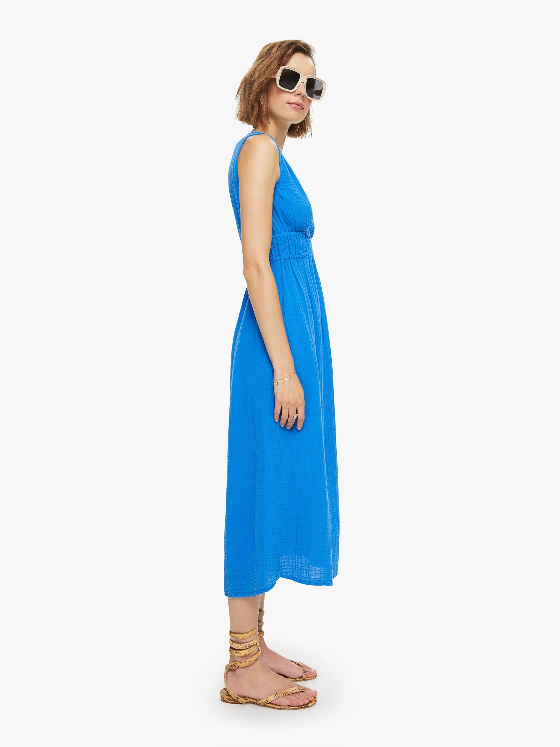 XiRENA Arwen Dress - Cobalt sold by MOTHER product image thumbnail 3