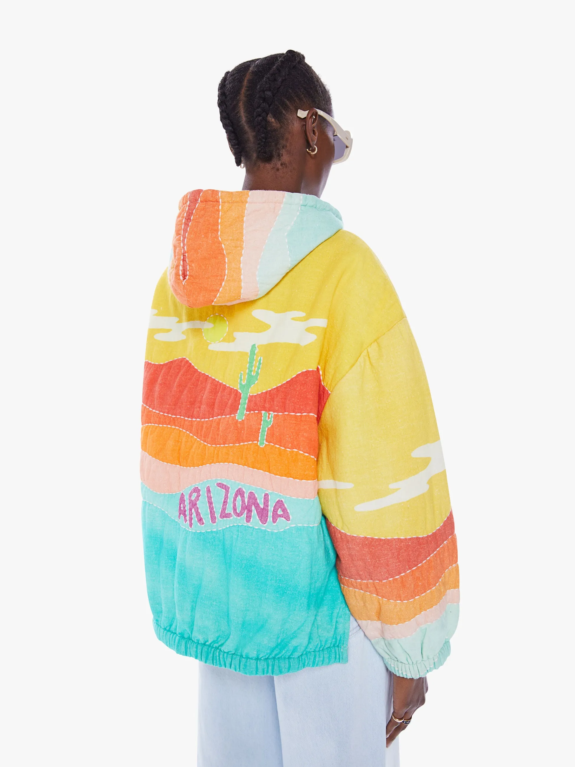 Arizona Love Multi Hoodie - Arizona Desert sold by MOTHER product image thumbnail 4