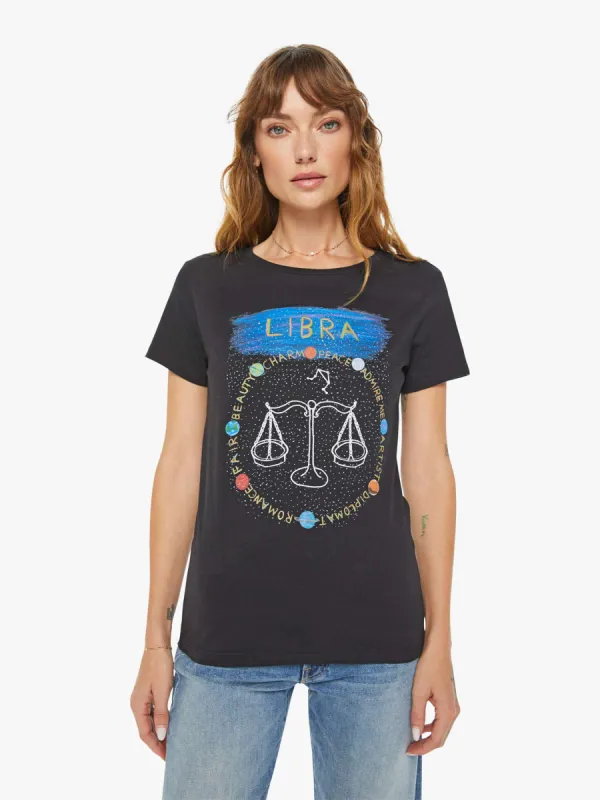 Unfortunate Portrait Libra Zodiac Tee - Black sold by MOTHER
