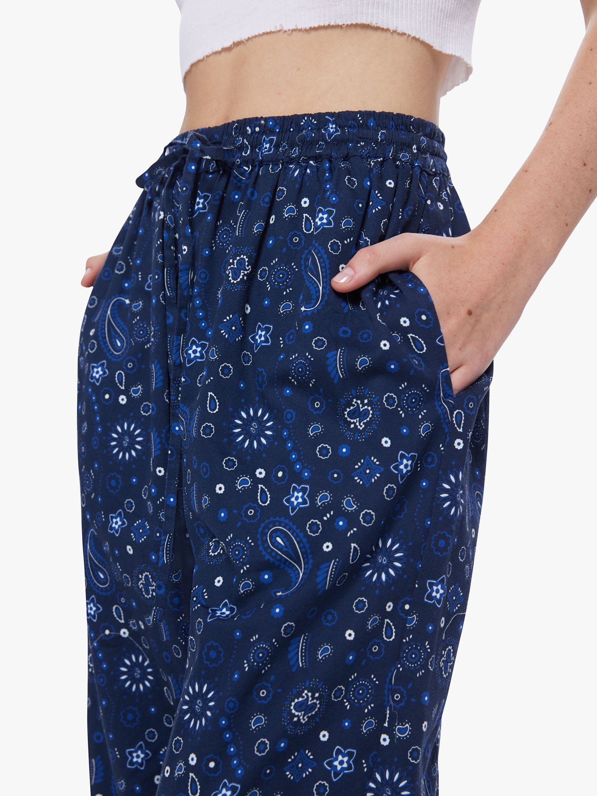 XiRENA Falyn Pant - Navy Bandana sold by MOTHER product image thumbnail 5