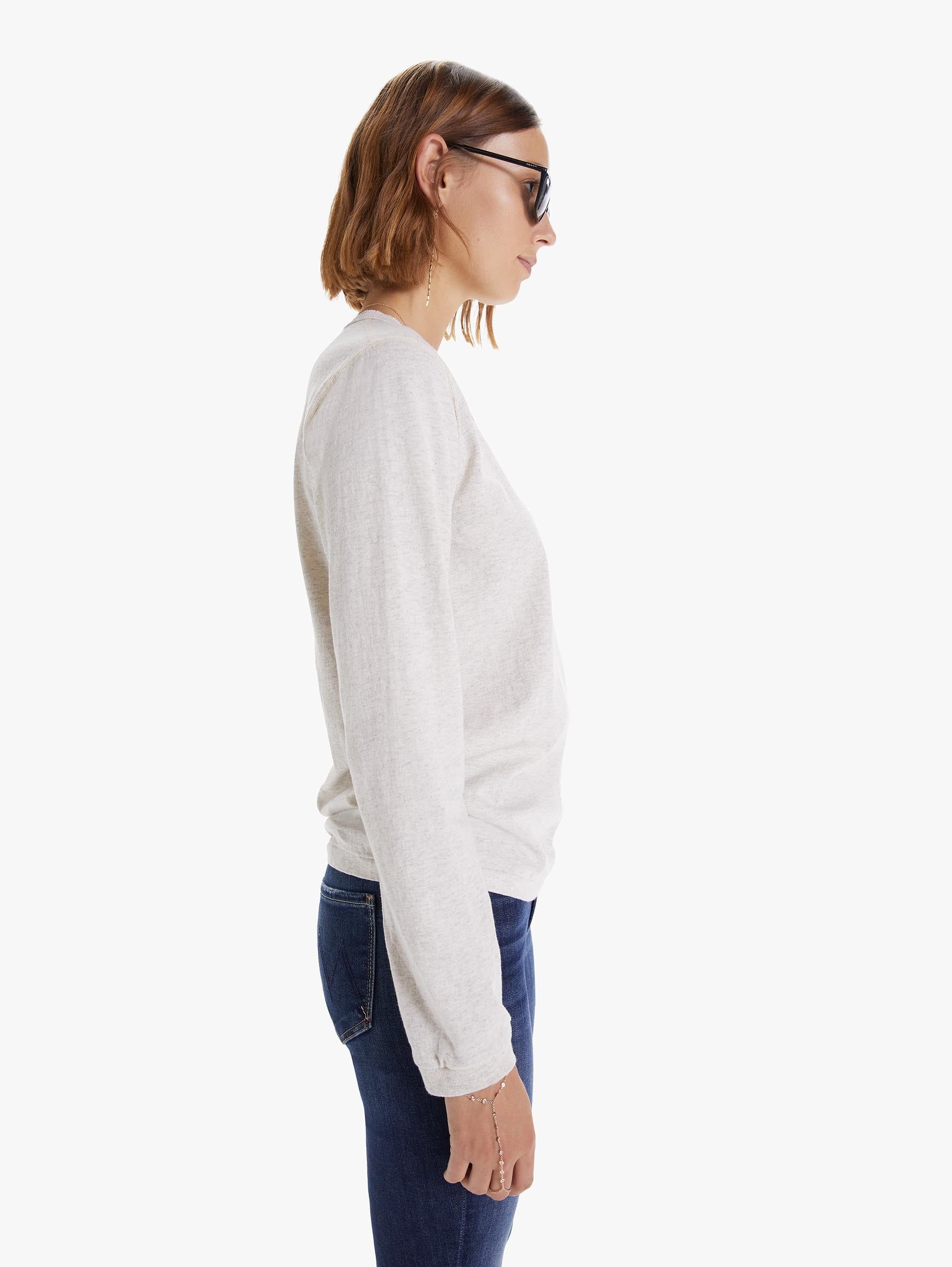 Velva Sheen Tubular Long Sleeve Henley Tee - Oatmeal sold by MOTHER product image thumbnail 2