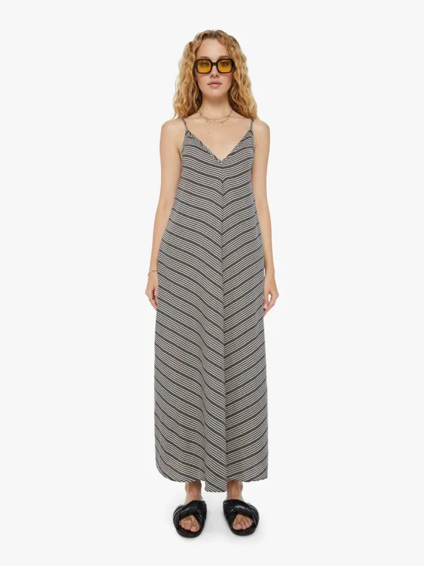The Go With The Flow Maxi Dress - Line In The Sun made by MOTHER