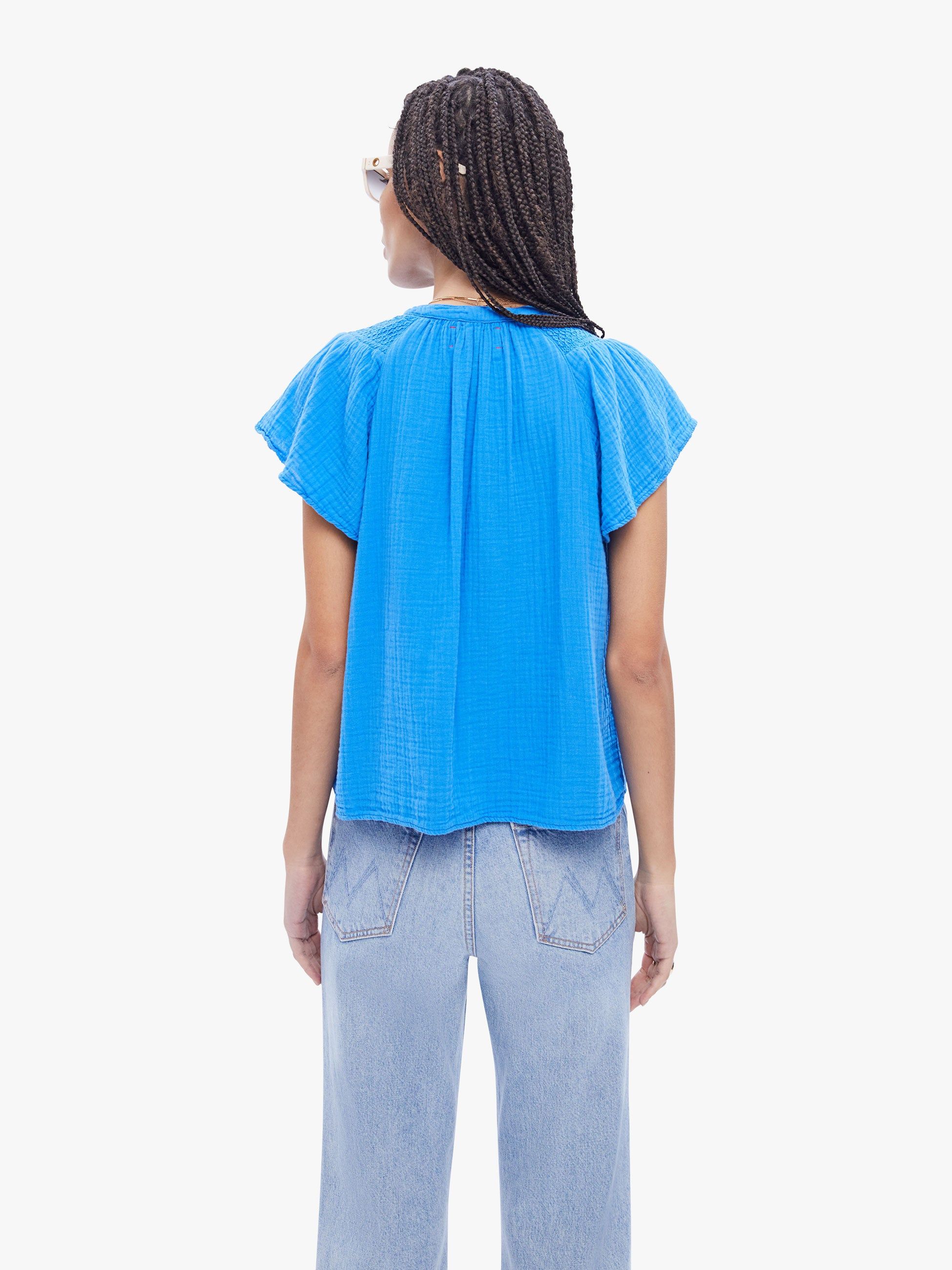 XiRENA Tati Top - Cobalt sold by MOTHER product image thumbnail 4