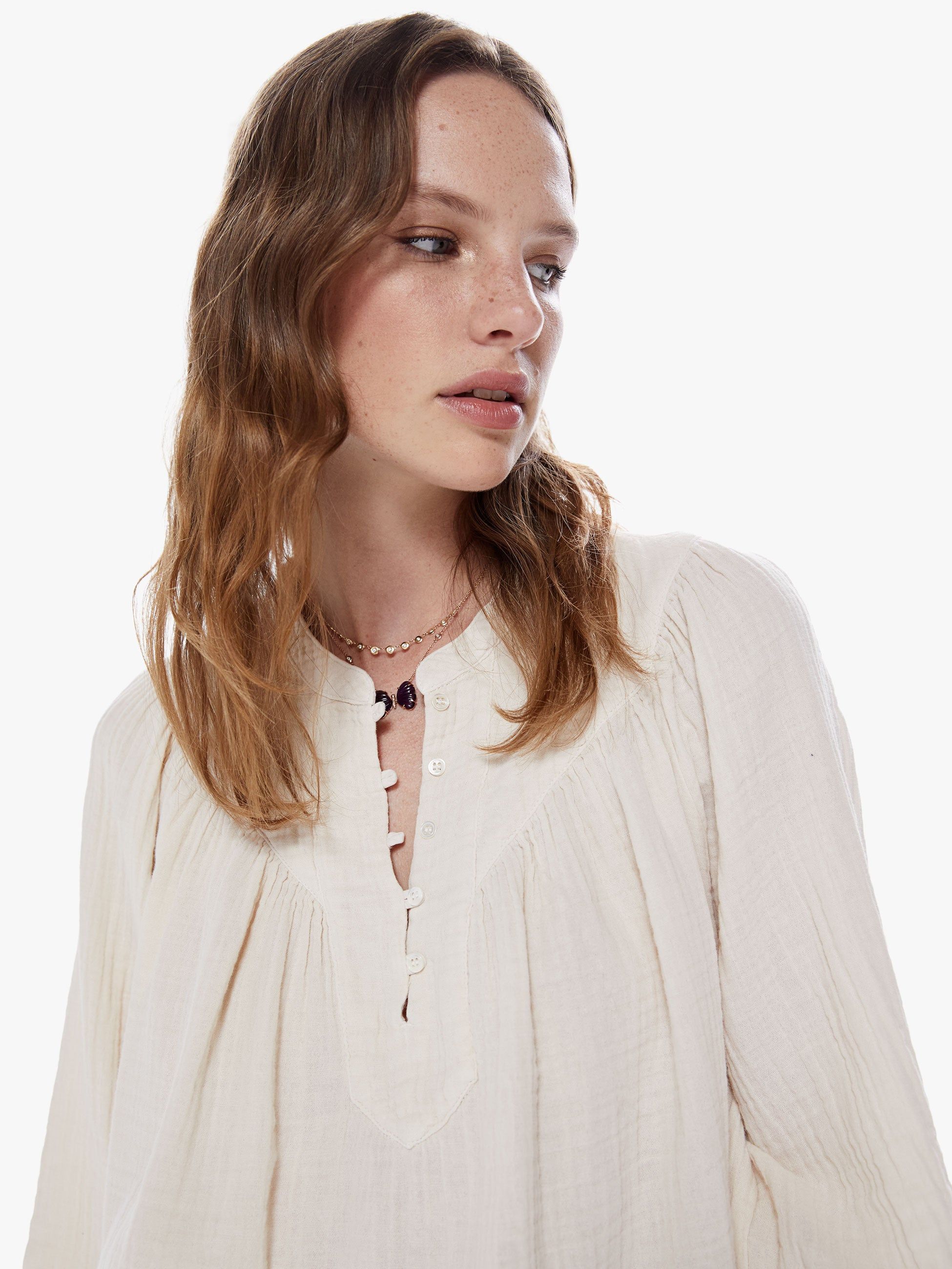 XiRENA Bryn Top - Oysterette sold by MOTHER product image thumbnail 5