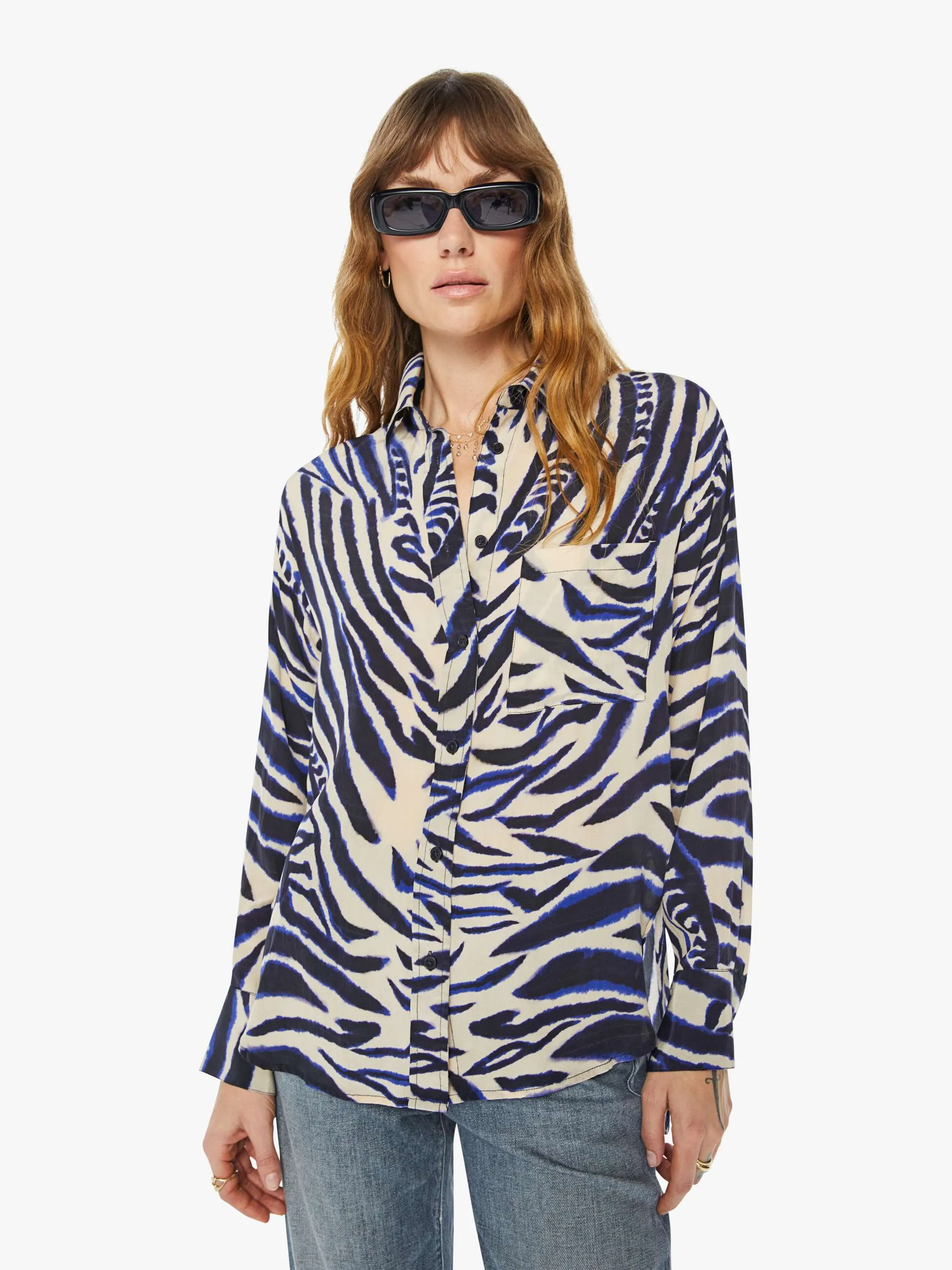 Maria Cher Pilar Shirt - Wild Ecru sold by MOTHER