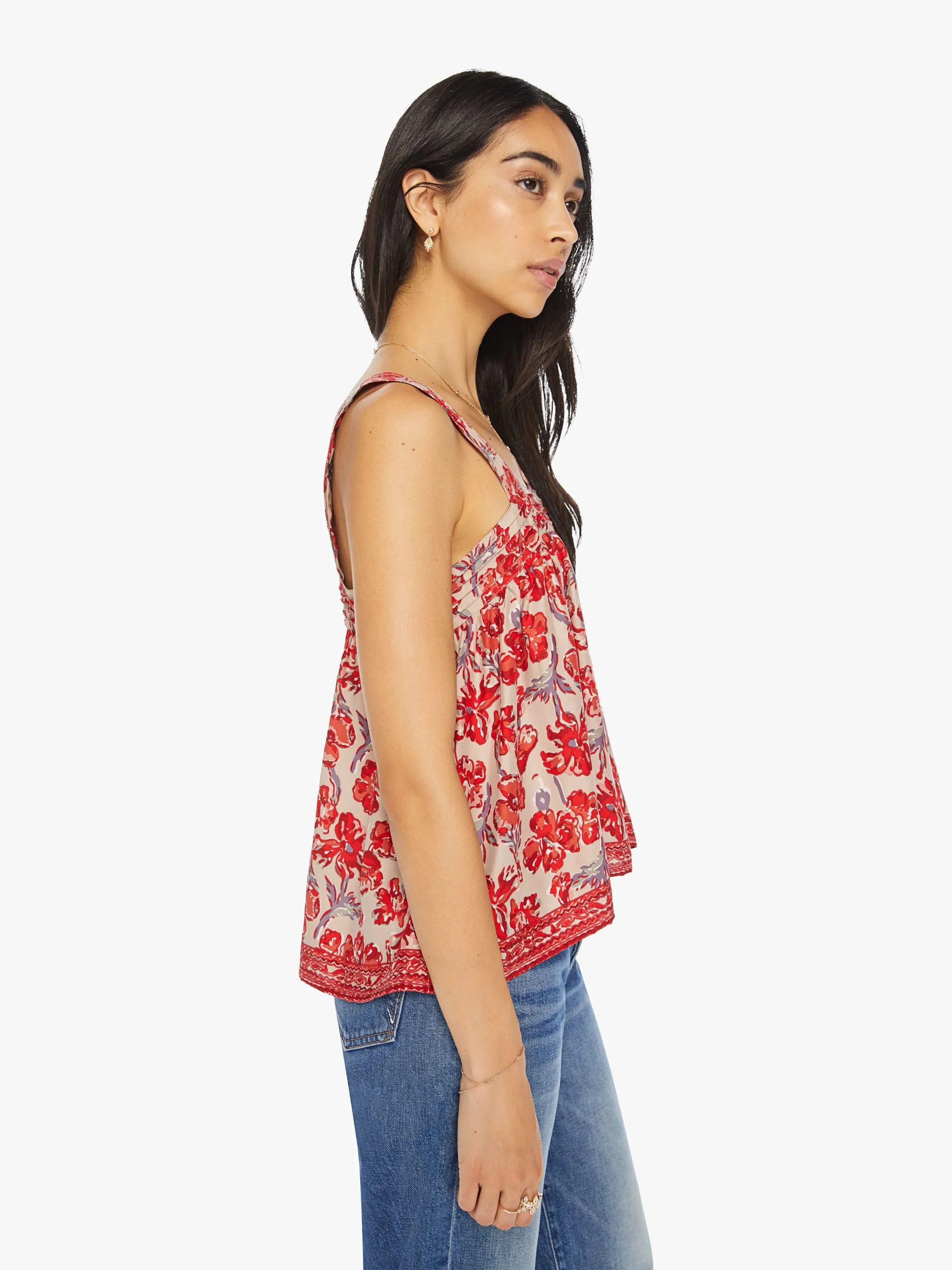 Natalie Martin Jasmine Top - Watercolor Dove sold by MOTHER product image thumbnail 3