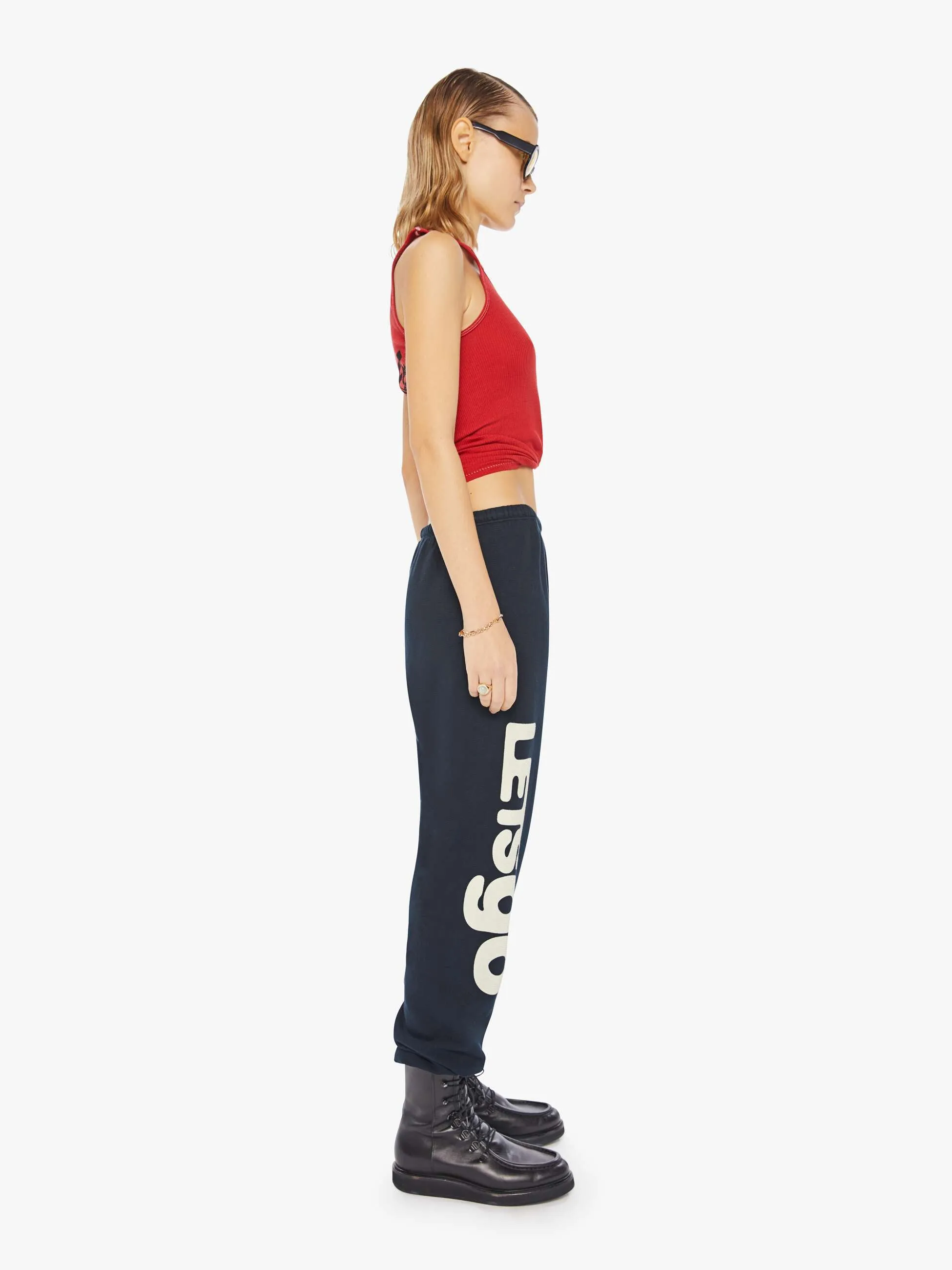 FREECITY LETSGO OG Superyumm Sweatpant - Deepspace Cream sold by MOTHER product image thumbnail 3
