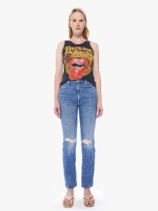 MadeWorn The Rolling Stones Tank - Coal sold by MOTHER