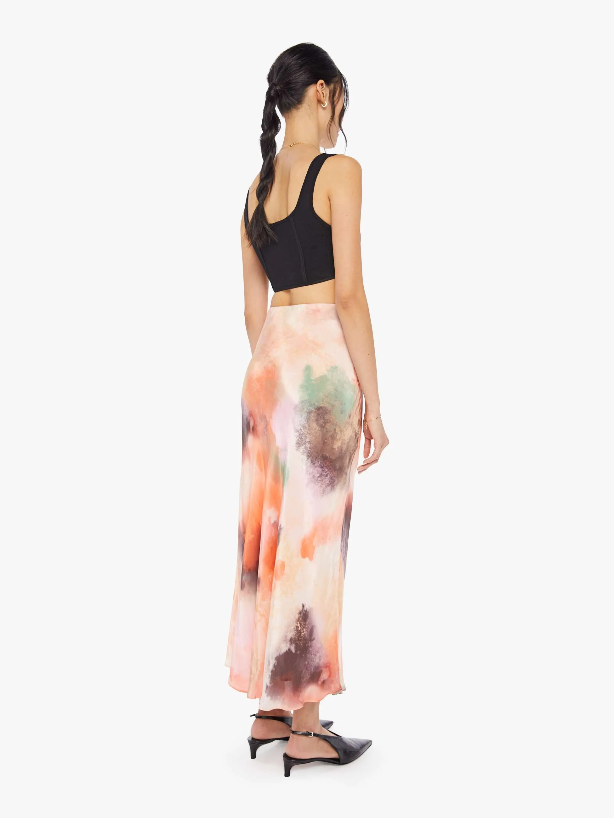 Maria Cher Ellen Long Skirt - Wild Rose sold by MOTHER product image thumbnail 4