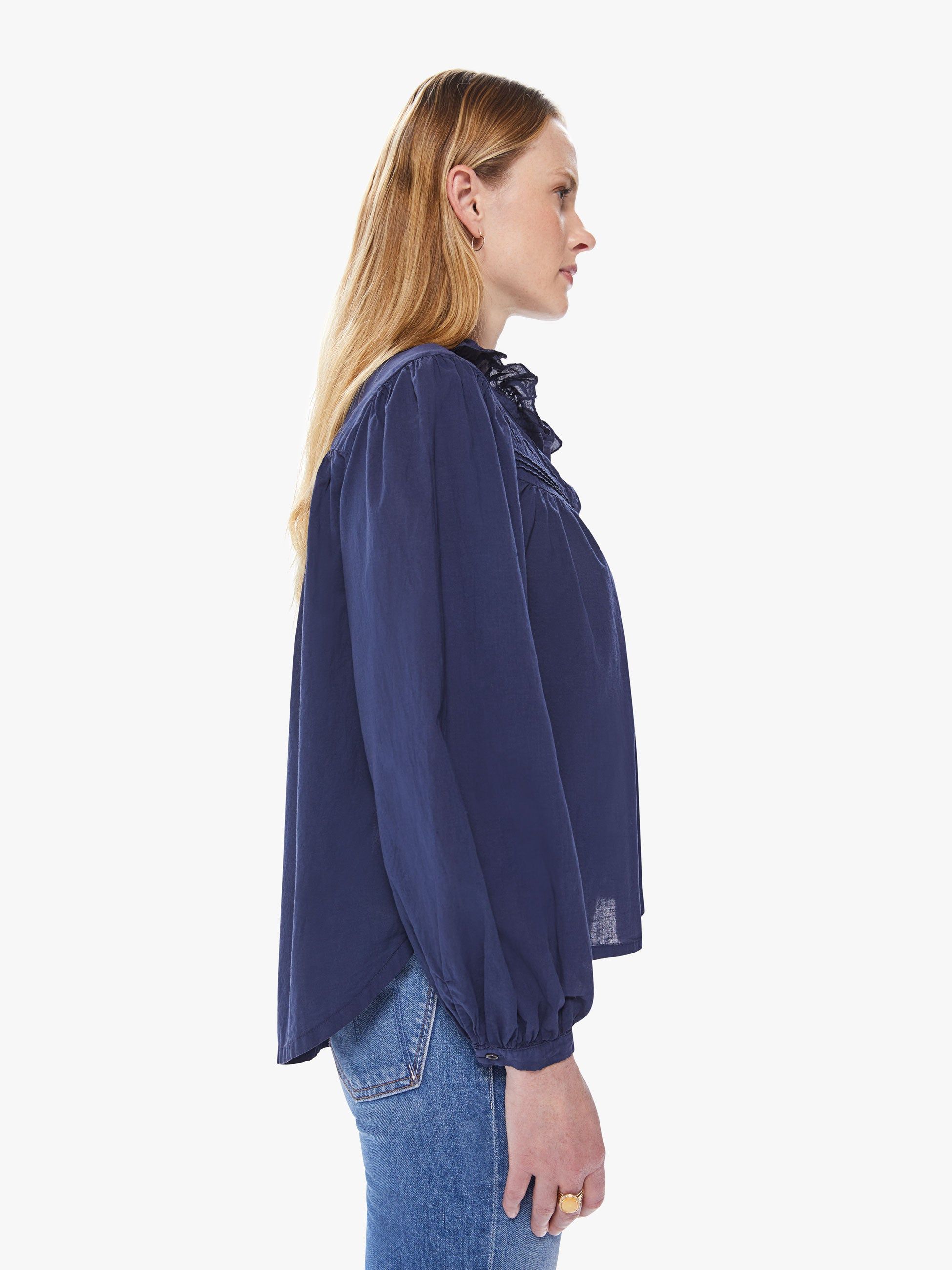 XiRENA Larsen Top - Navy sold by MOTHER product image thumbnail 3