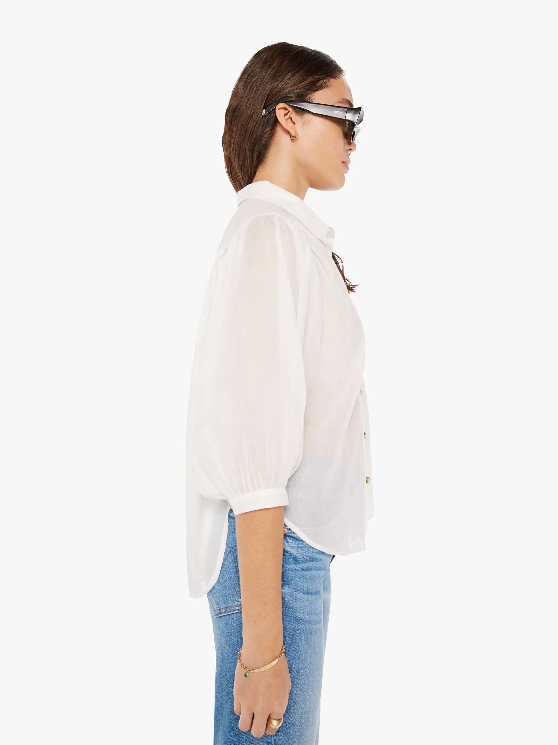 The Breeze Top - Bright White sold by MOTHER product image thumbnail 3
