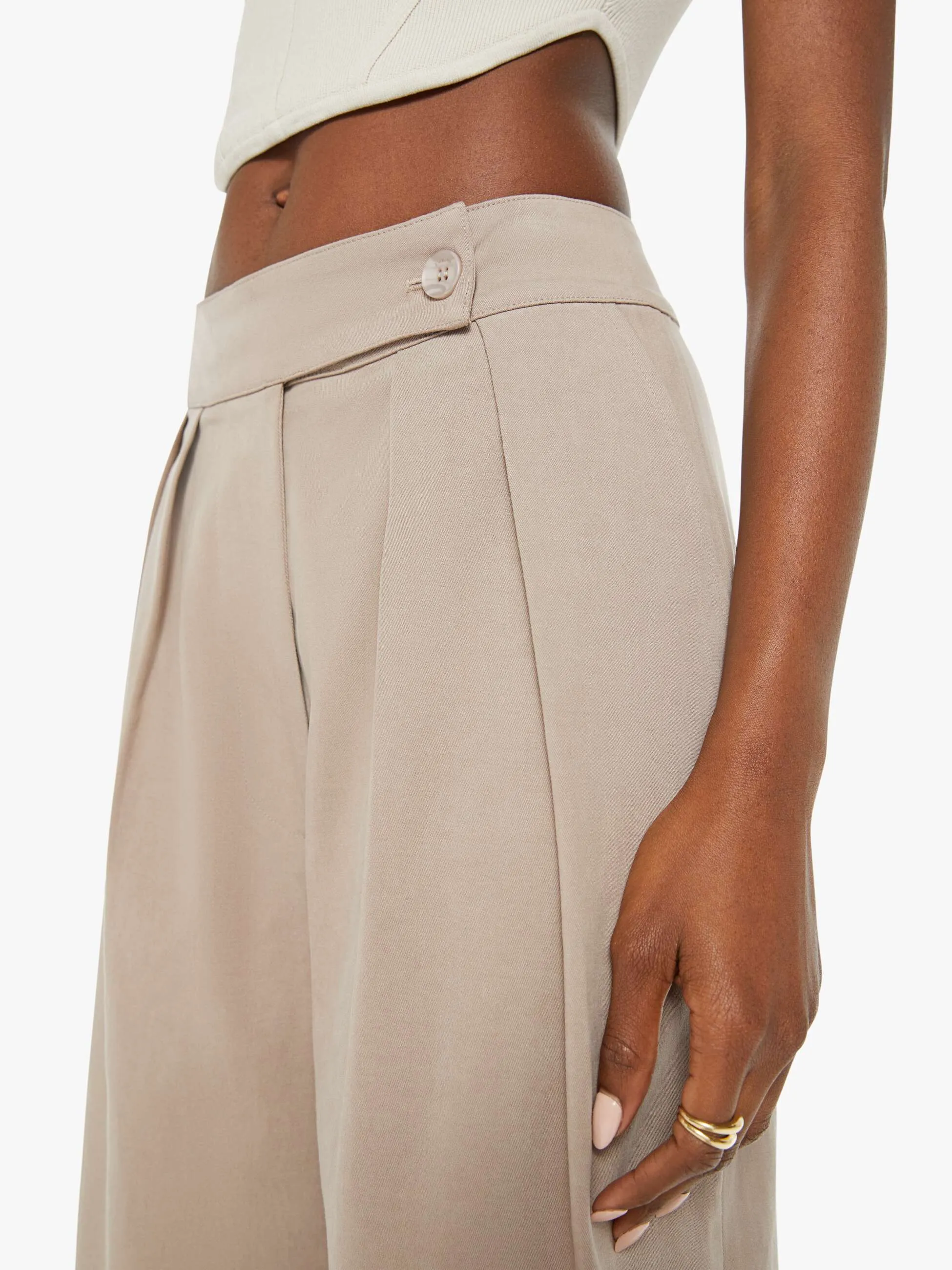 SABLYN Brooklyn Twill Pant - Toast sold by MOTHER product image thumbnail 4
