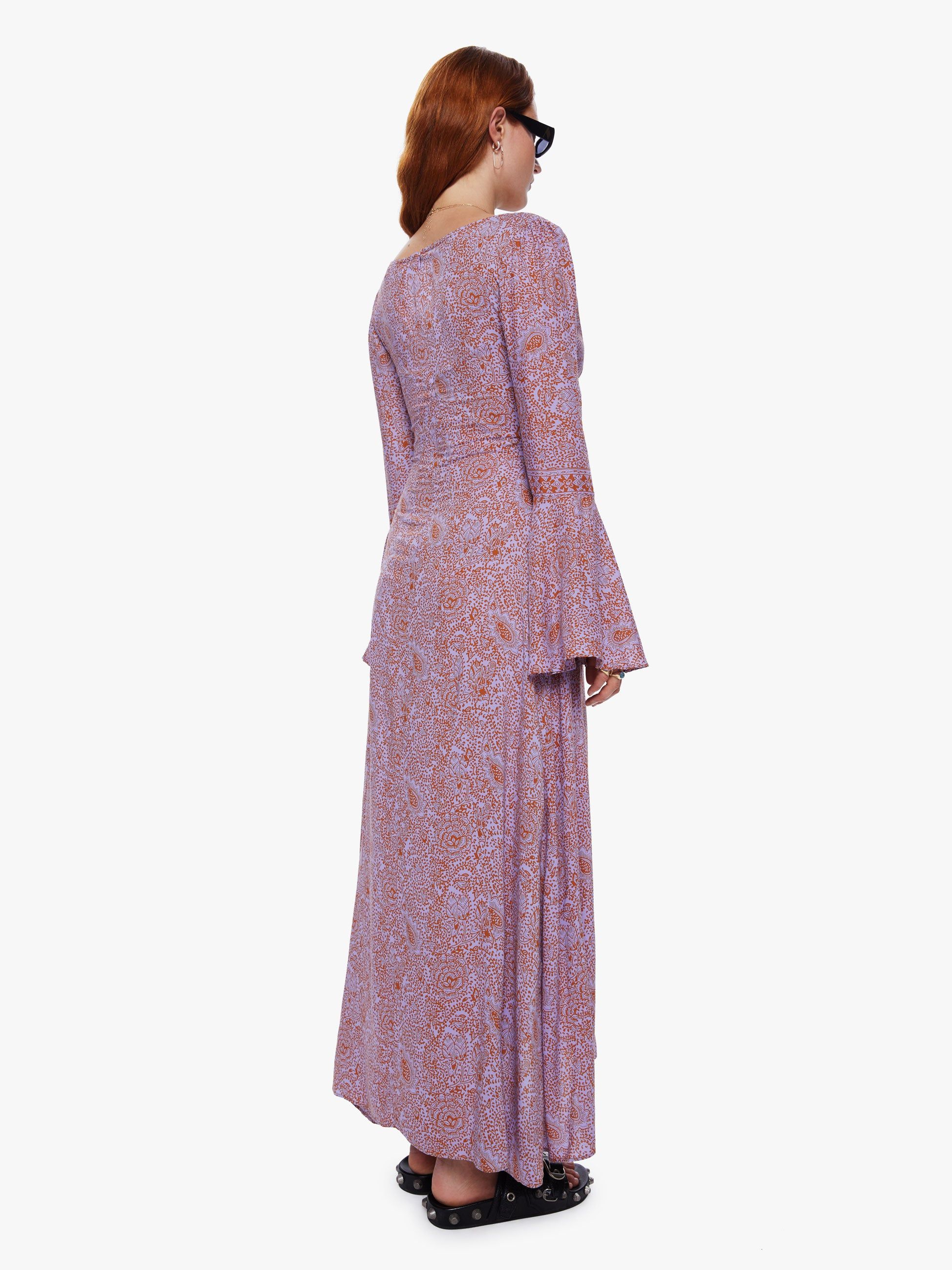 Natalie Martin Frances Dress - Shangri-La Orchid sold by MOTHER product image thumbnail 4