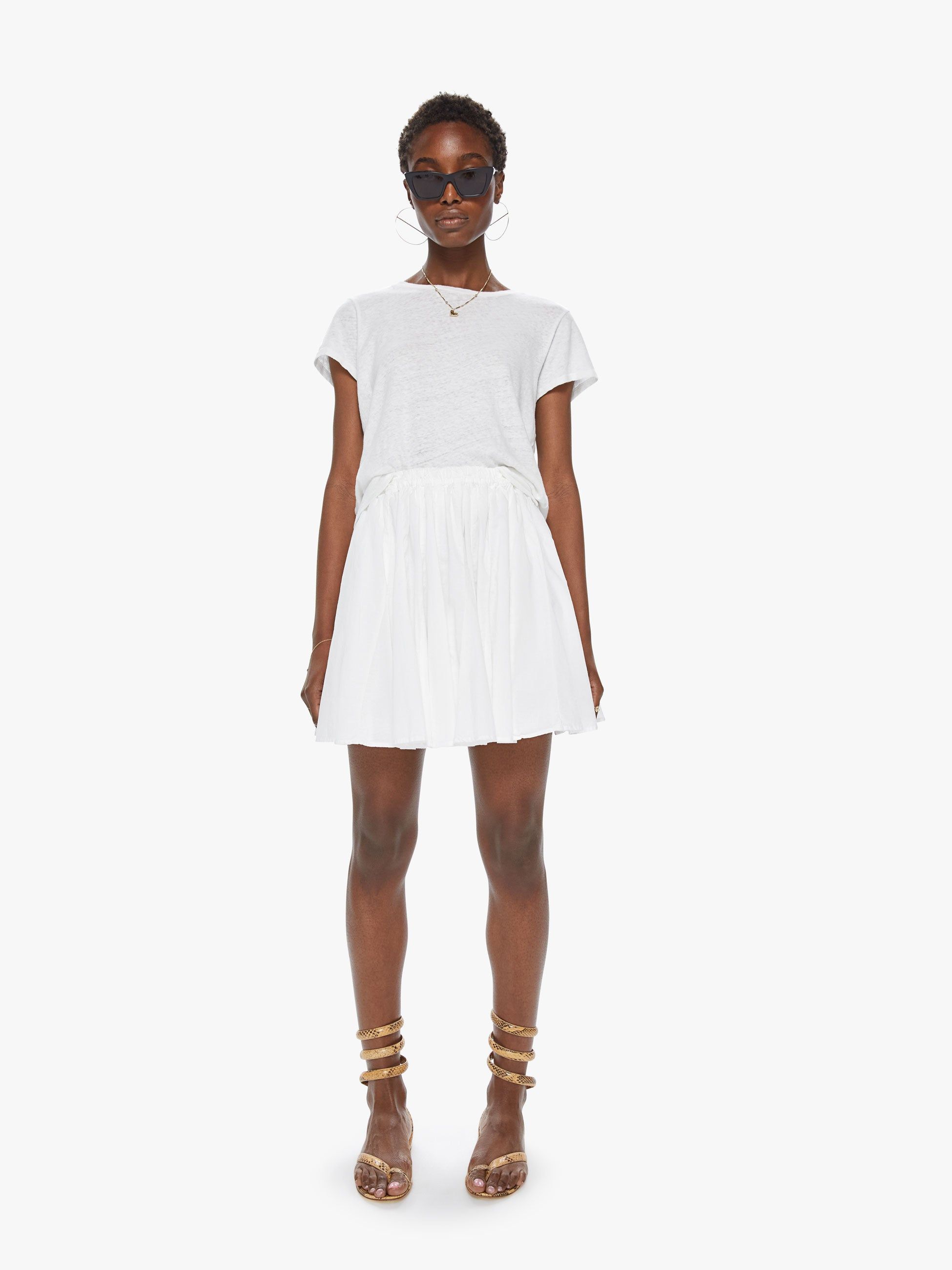 XiRENA Cassidy Skirt - White sold by MOTHER product image thumbnail 2