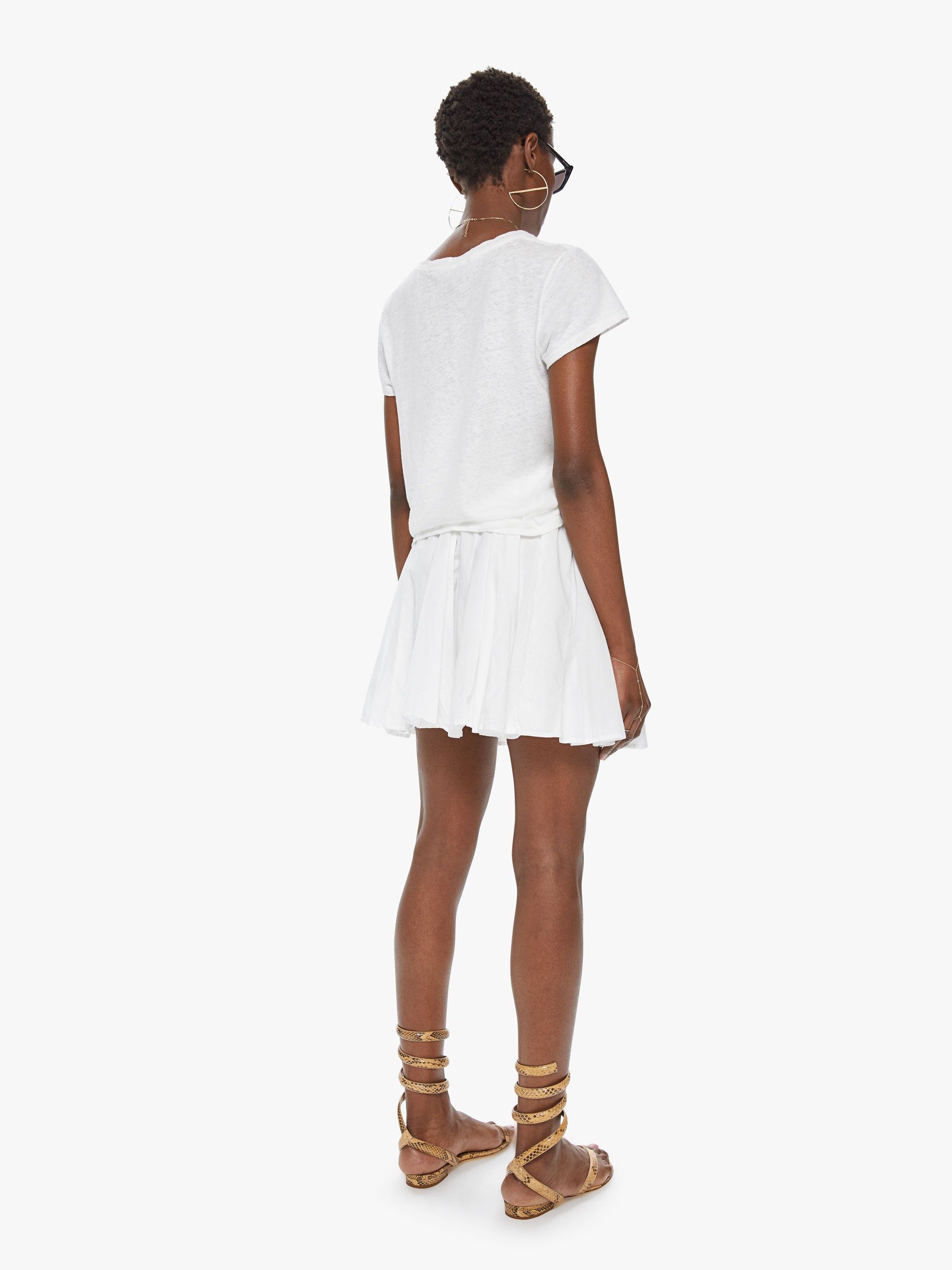 XiRENA Cassidy Skirt - White sold by MOTHER product image thumbnail 4