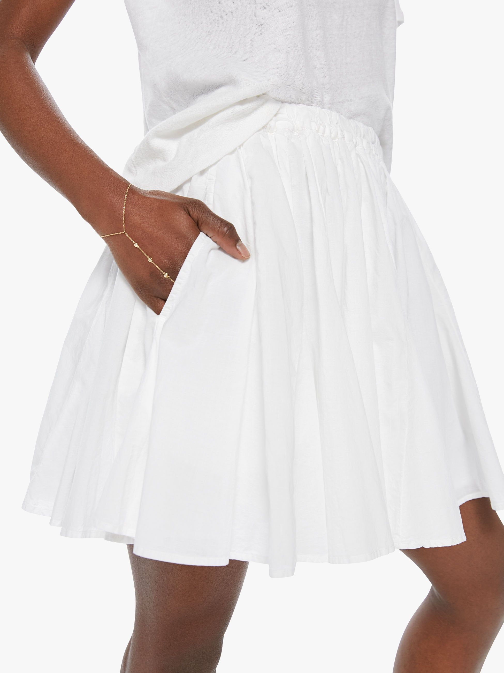 XiRENA Cassidy Skirt - White sold by MOTHER product image thumbnail 5